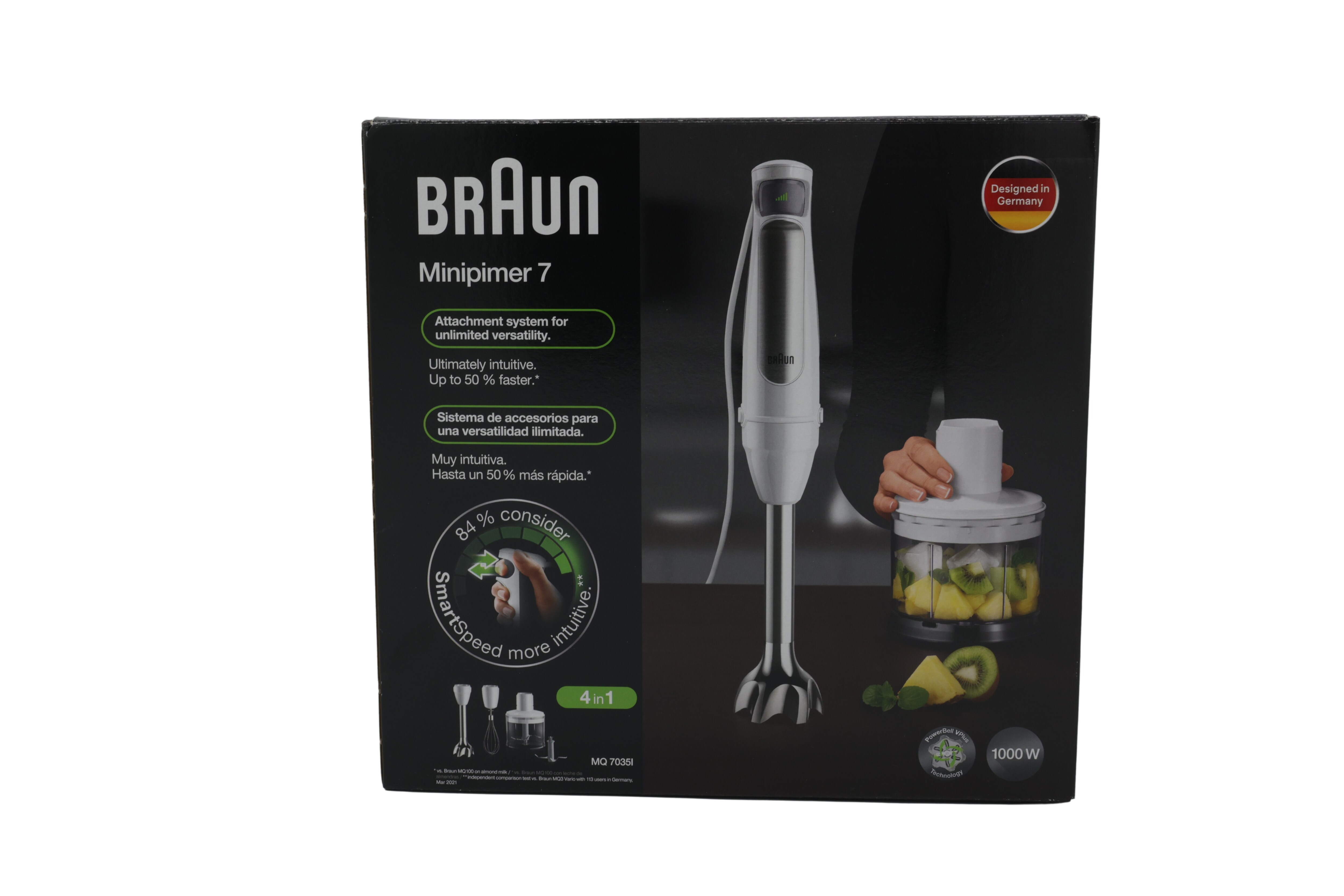 Braun MQ7035I Stavmikser MultiQuick 7 Hvit