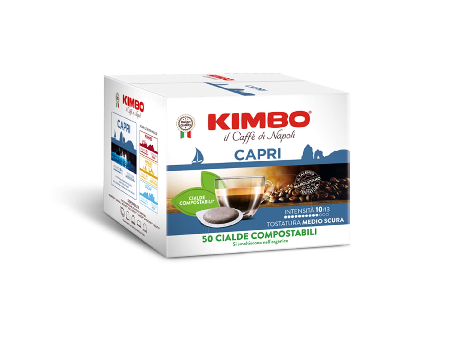 Kimbo CAPRI – 44 mm ESE-pads, 50 stk. à 7,3 g