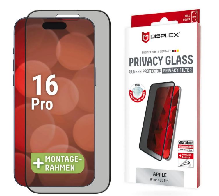 DISPLEX Privacy Glass FC iPhone 16 Pro