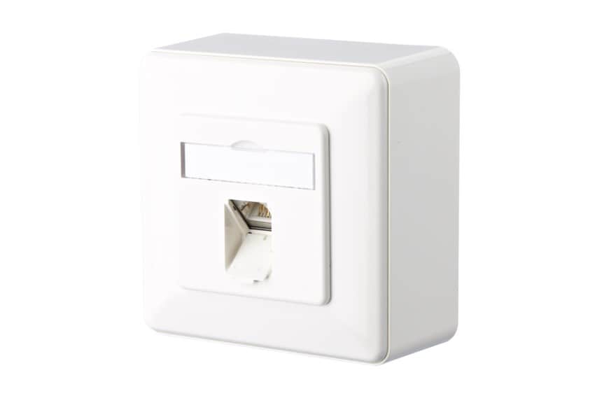 METZ CONNECT E-DAT C6 1 port AP ren hvit