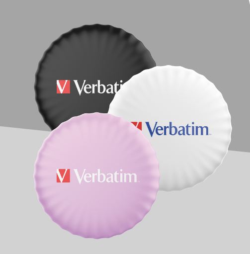 Verbatim My Finder Coin Bluetooth Tracker svart/hvit/rosa (pakke med 3)