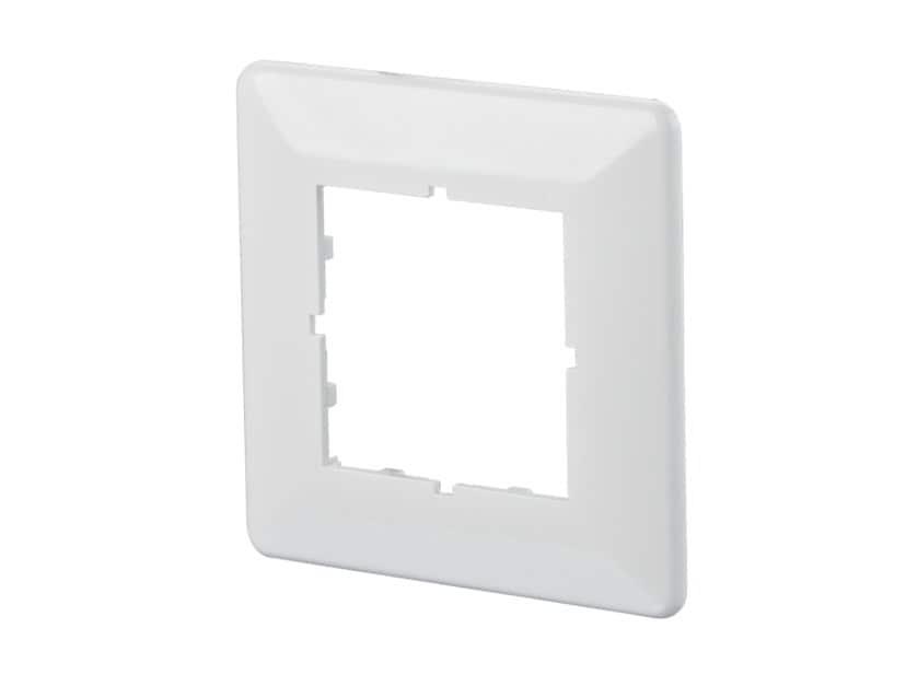 METZ CONNECT dekkplate 80 x 80 mm ren hvit, E-DAT C6