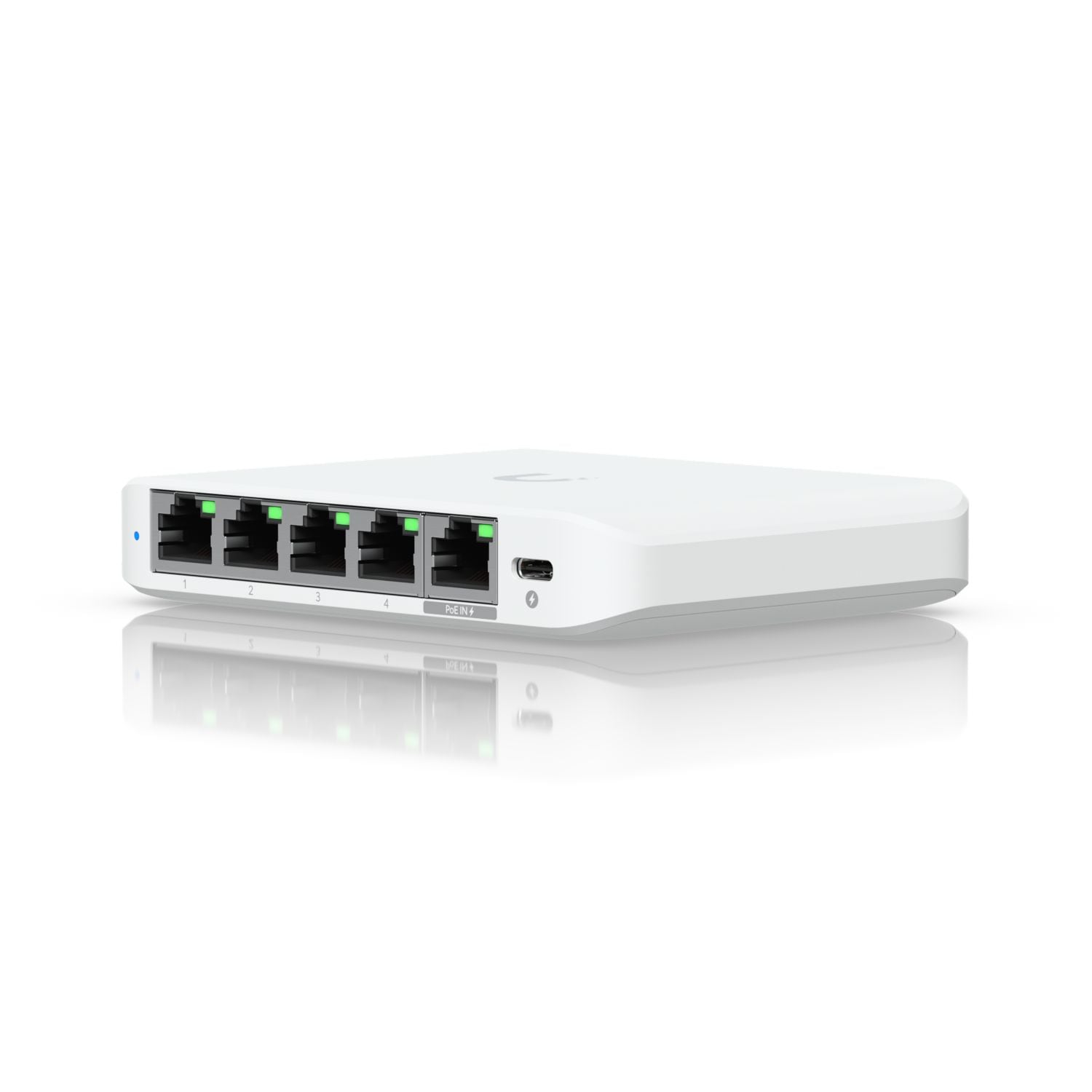 Ubiquiti UniFi Switch USW-Flex-2.5G-5 -administrert - 1x2,5GbE (PoE inn) 4x2,5GbE
