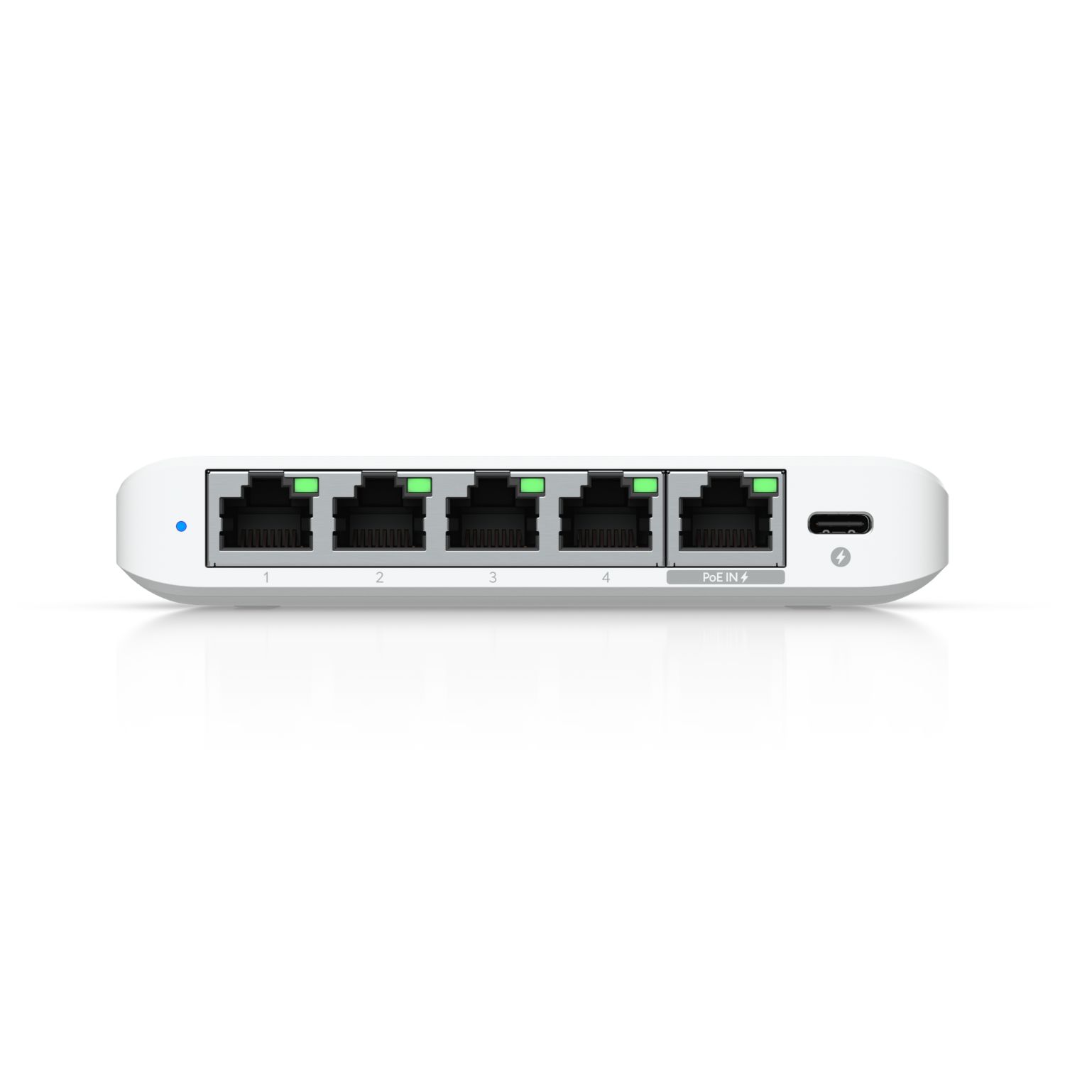 Ubiquiti UniFi Switch USW-Flex-2.5G-5 -administrert - 1x2,5GbE (PoE inn) 4x2,5GbE