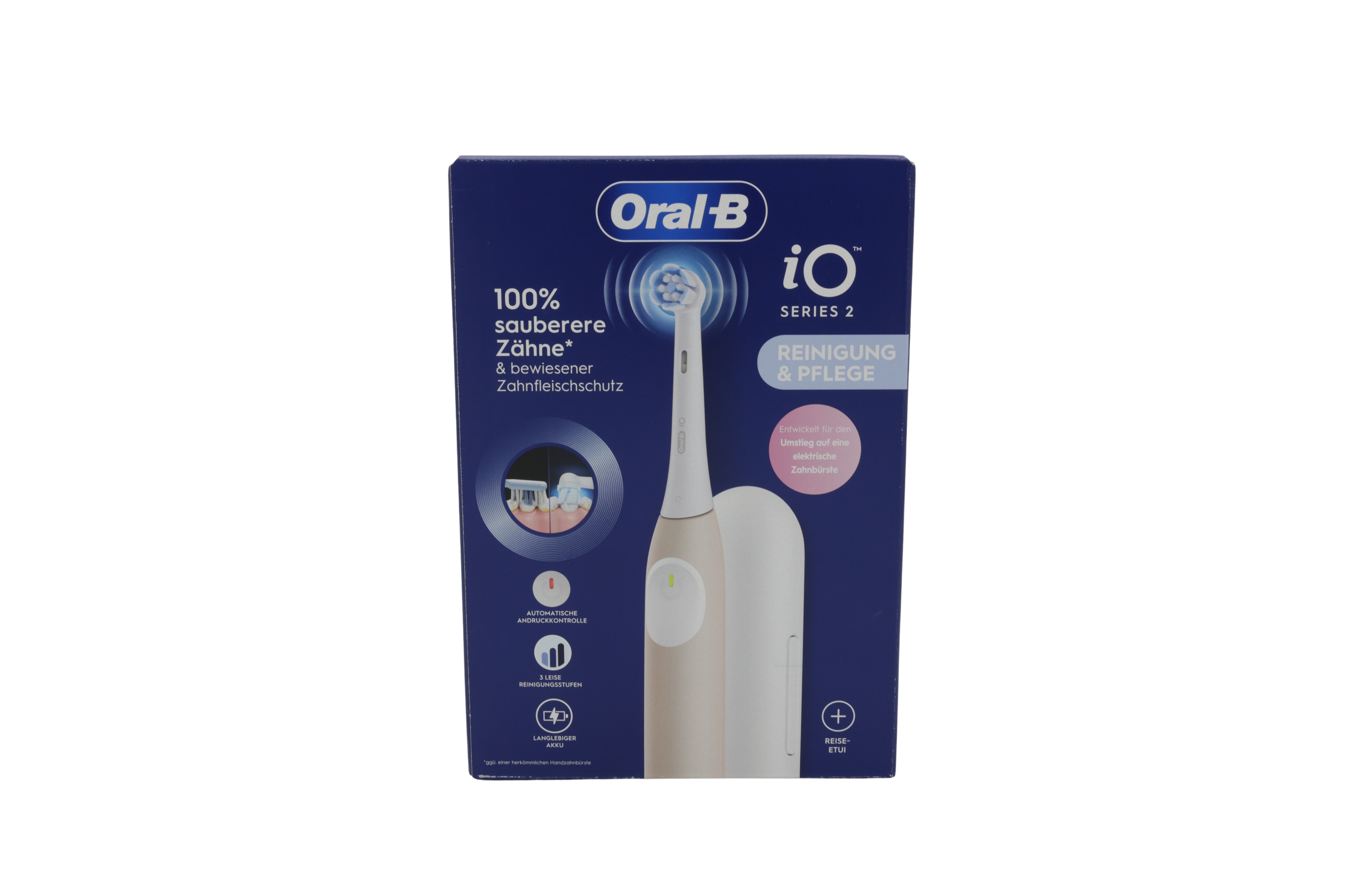 Braun Oral-B iO Series 2 med reiseveske Calm Pink