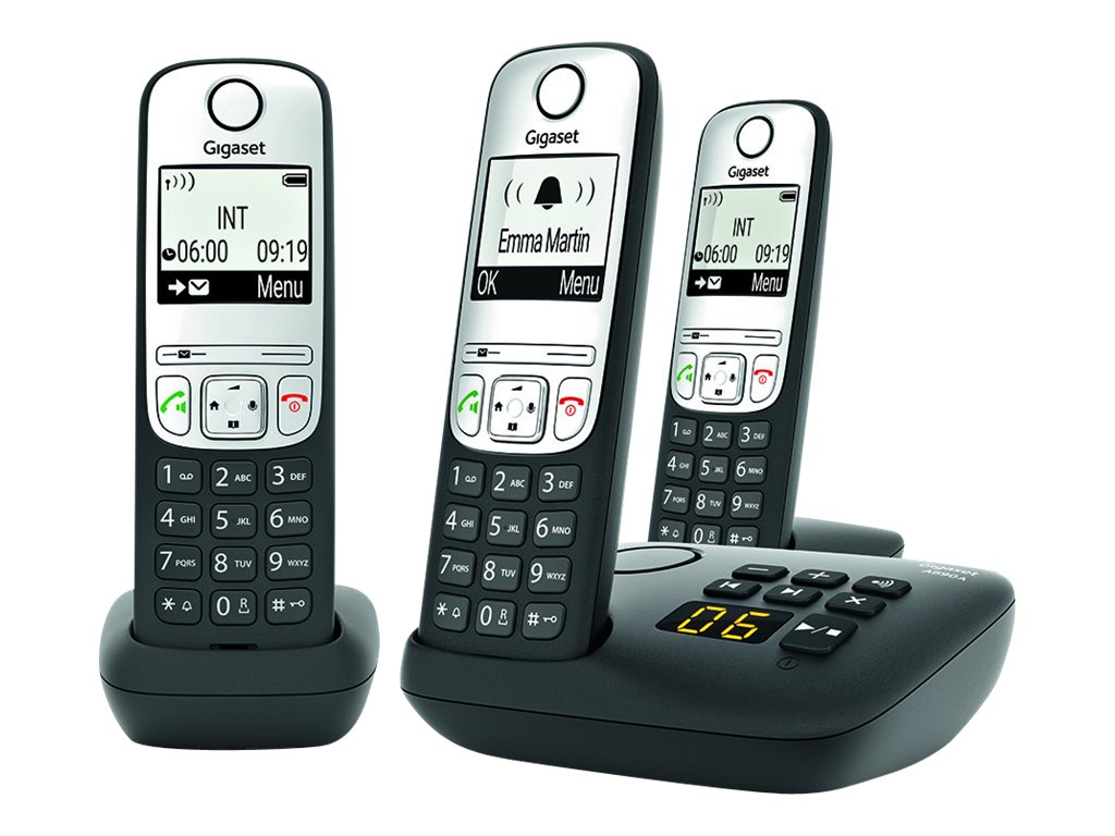 Gigaset A690A Trio int. svart