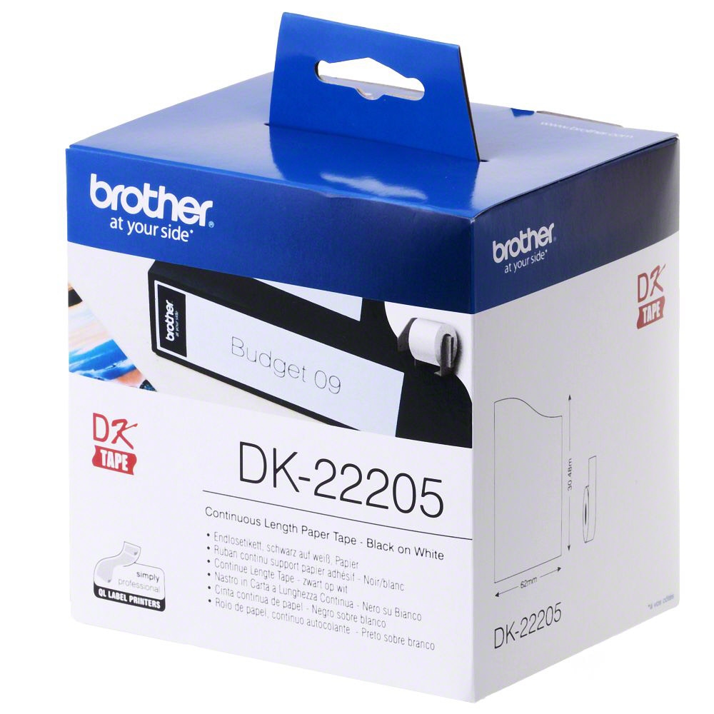 Brother-etiketter DK22205 P-Touch, kontinuerlig (papir)