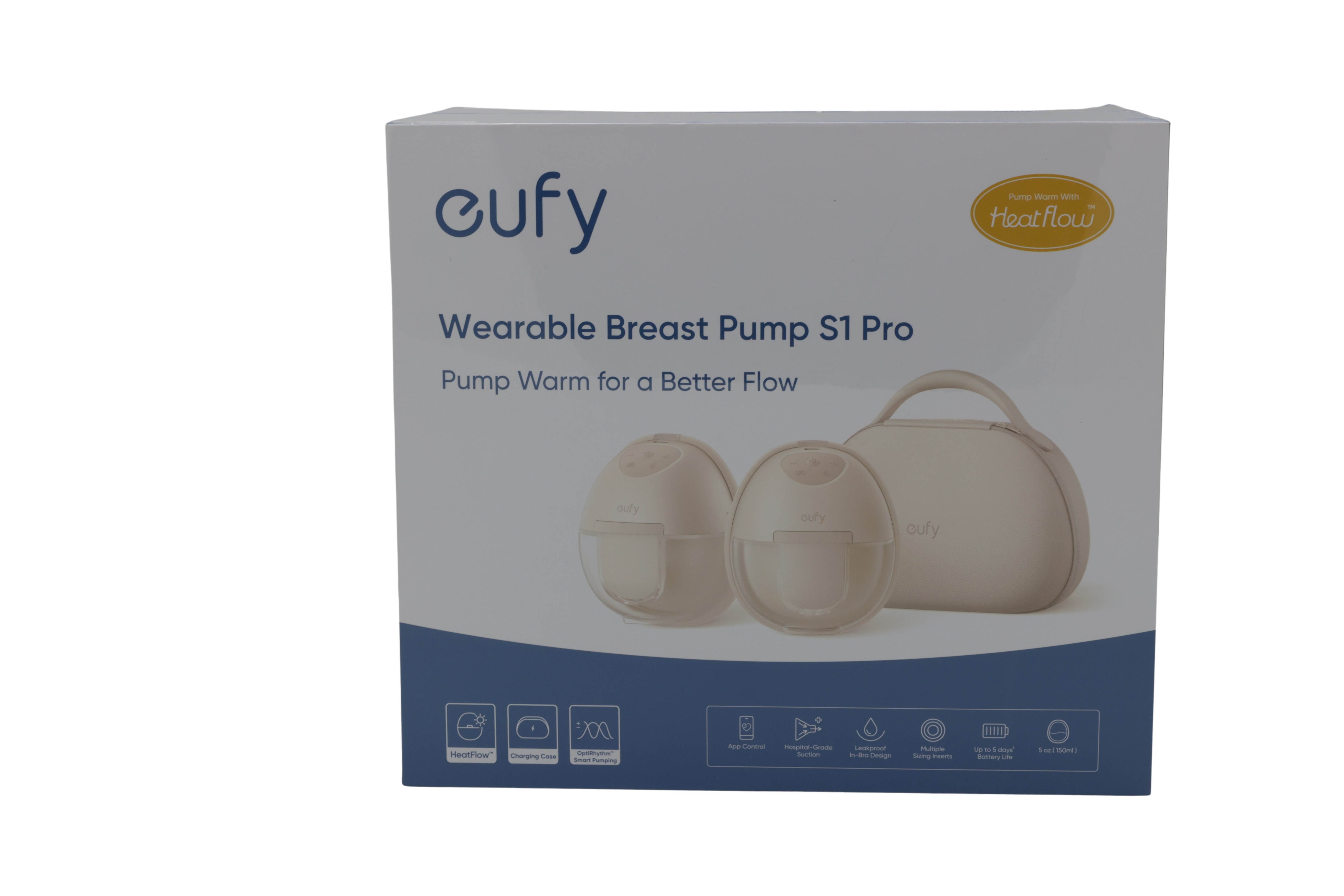 eufy bærbar brystpumpe S1 Pro Brown 1