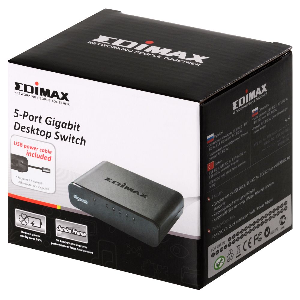 Edimax ES-5500G V3 5-ports Gigabit-switch