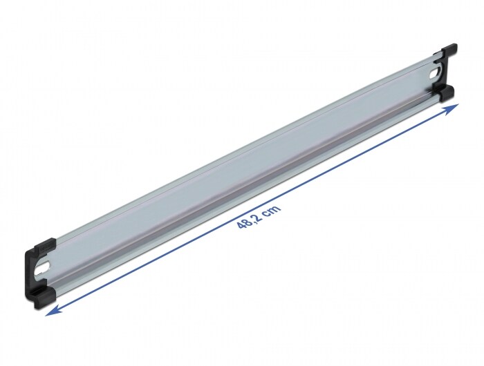 "Delock topphattskinne 35 x 7,5 mm (19"") stål"