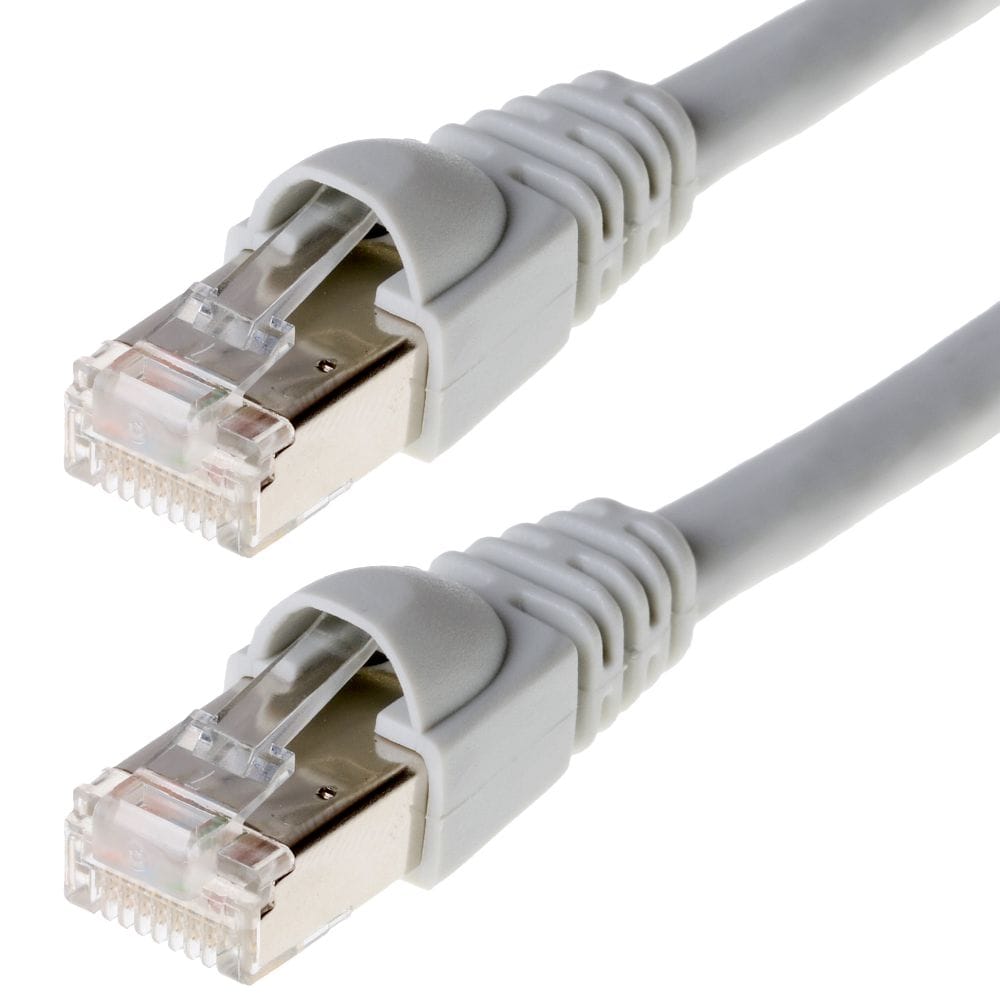 Telegärtner patchkabel SFTP CAT 6A grå 1,0 m