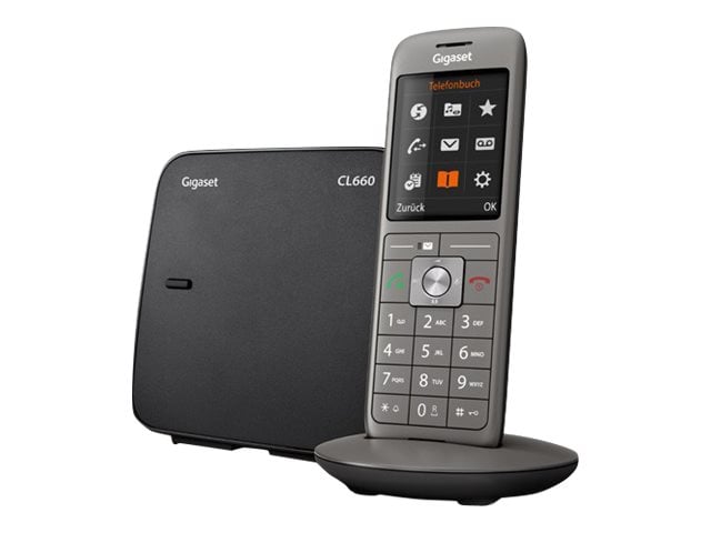 Gigaset CL660 trådløs telefon med separat base - antrasitt