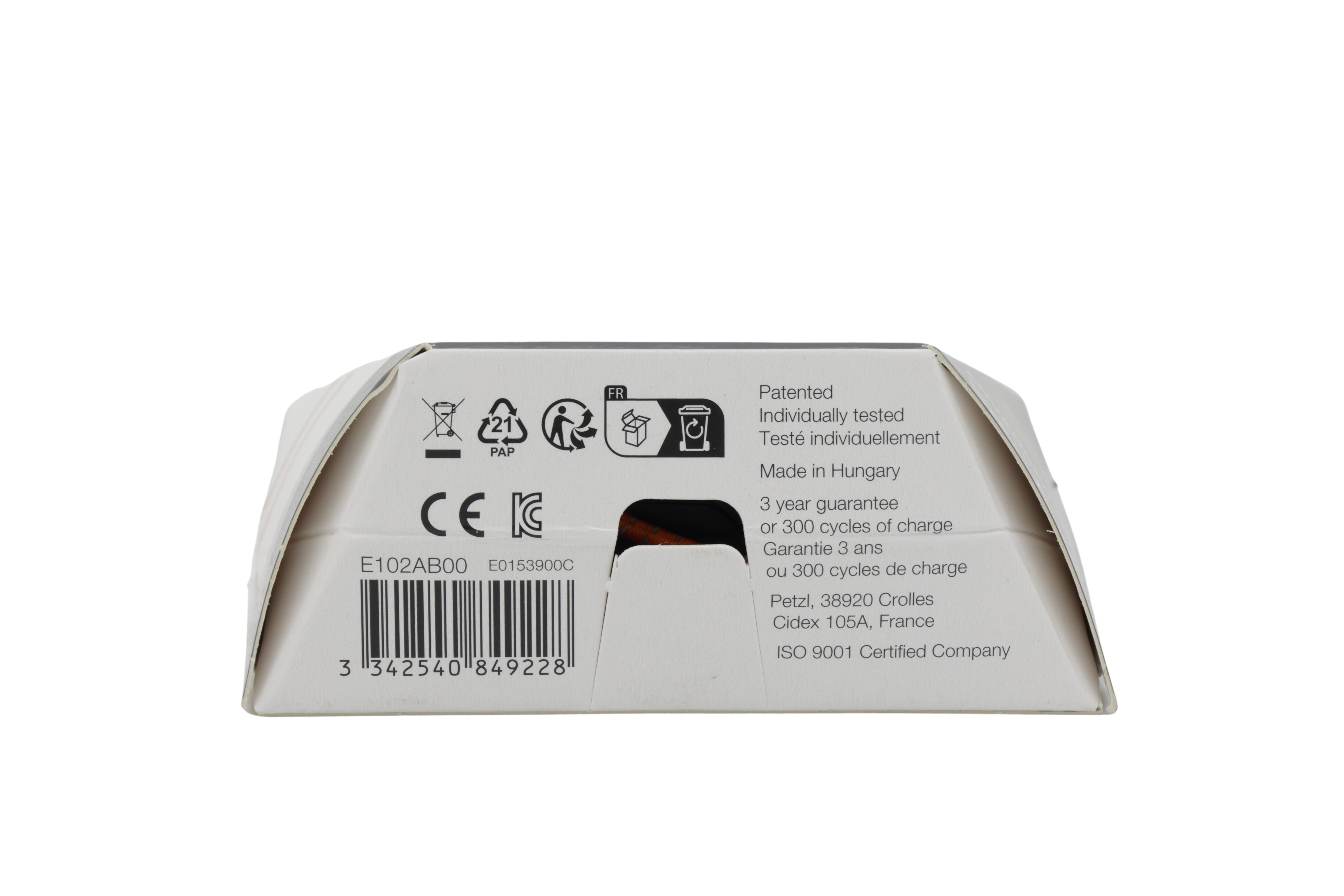 Petzl E102AB00 SWIFT LT hodelykt, svart