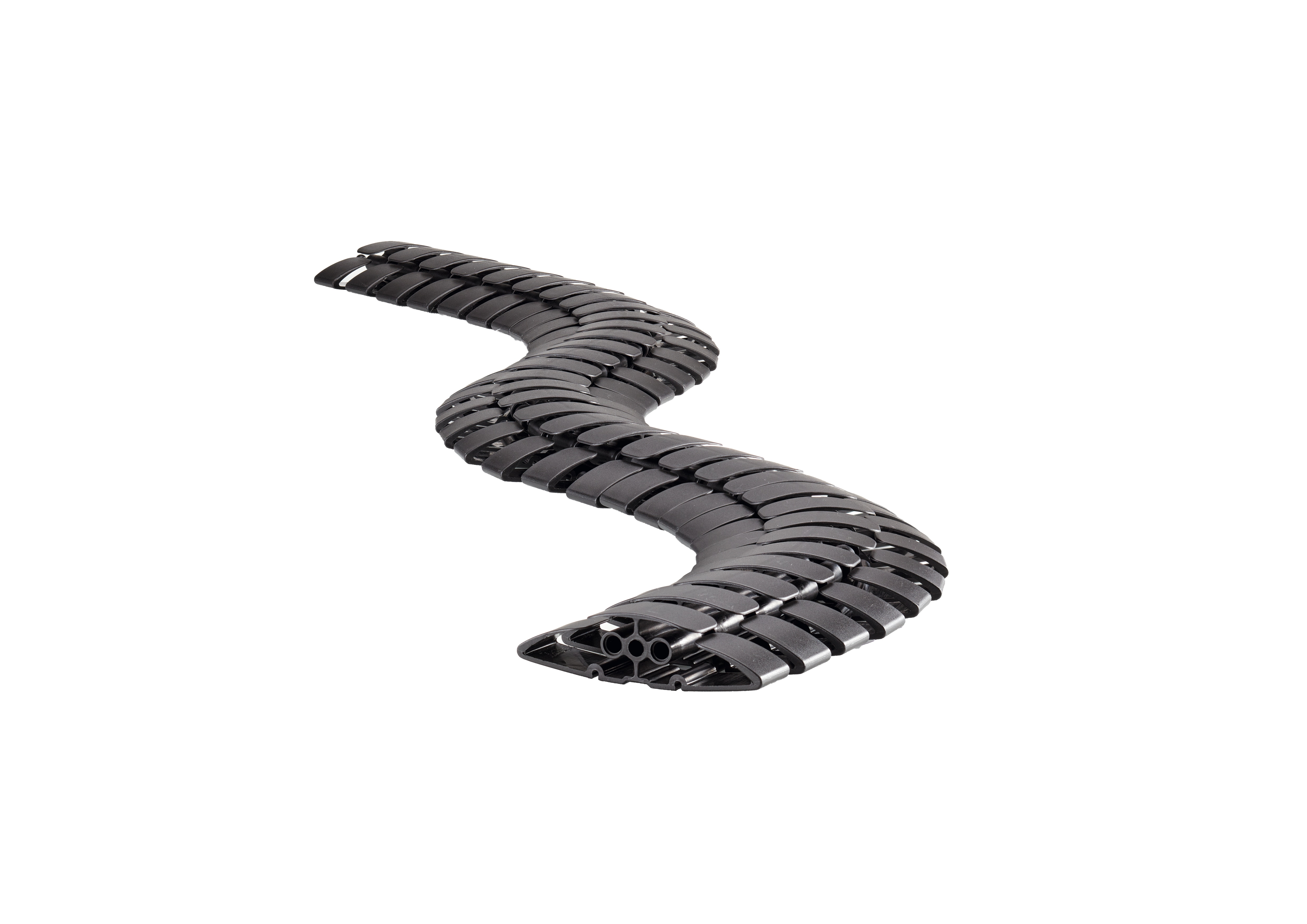 Bachmann kabelslange PRO, kabelhåndteringssystem, svart, 1,0 m