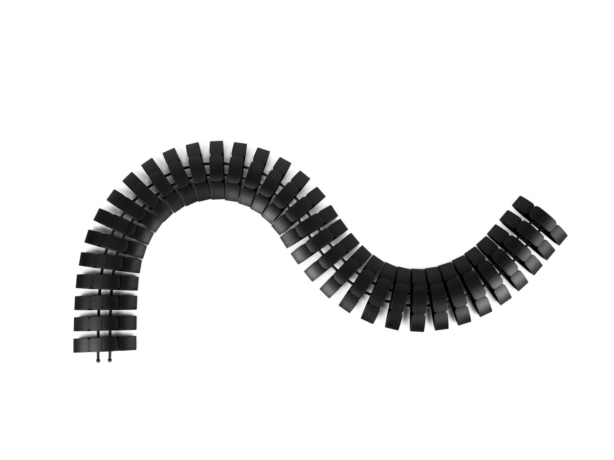 Bachmann kabelslange PRO, kabelhåndteringssystem, svart, 1,0 m