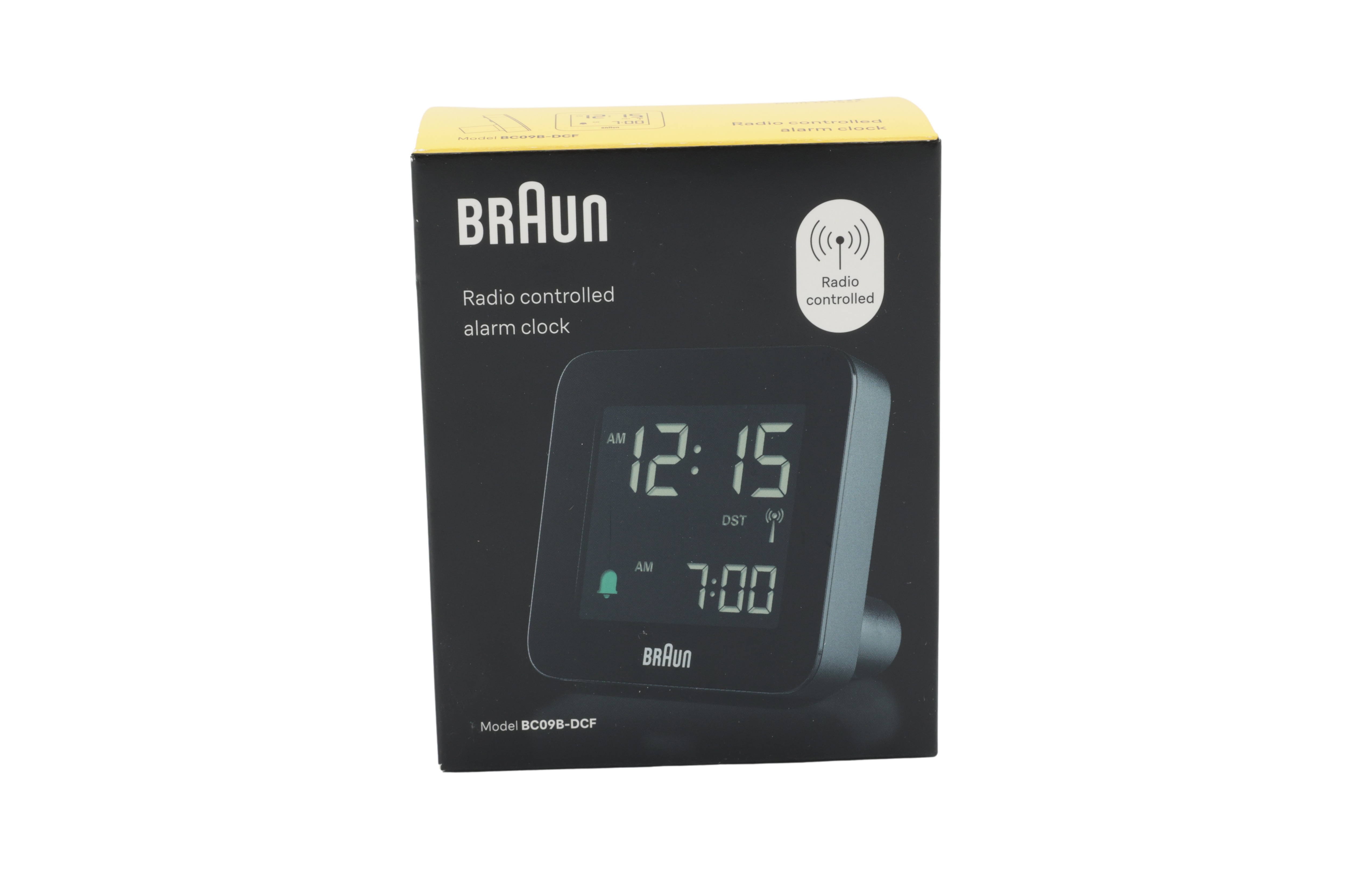 Braun BC09B-DCF Digital radiostyrt vekkerklokke