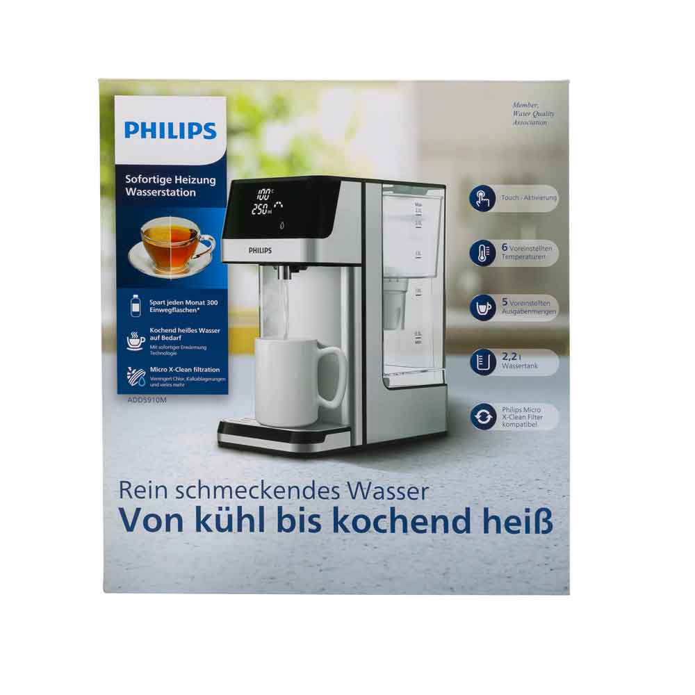 Philips ADD5910M/10 Vannstasjon, 6 temperaturinnstillinger