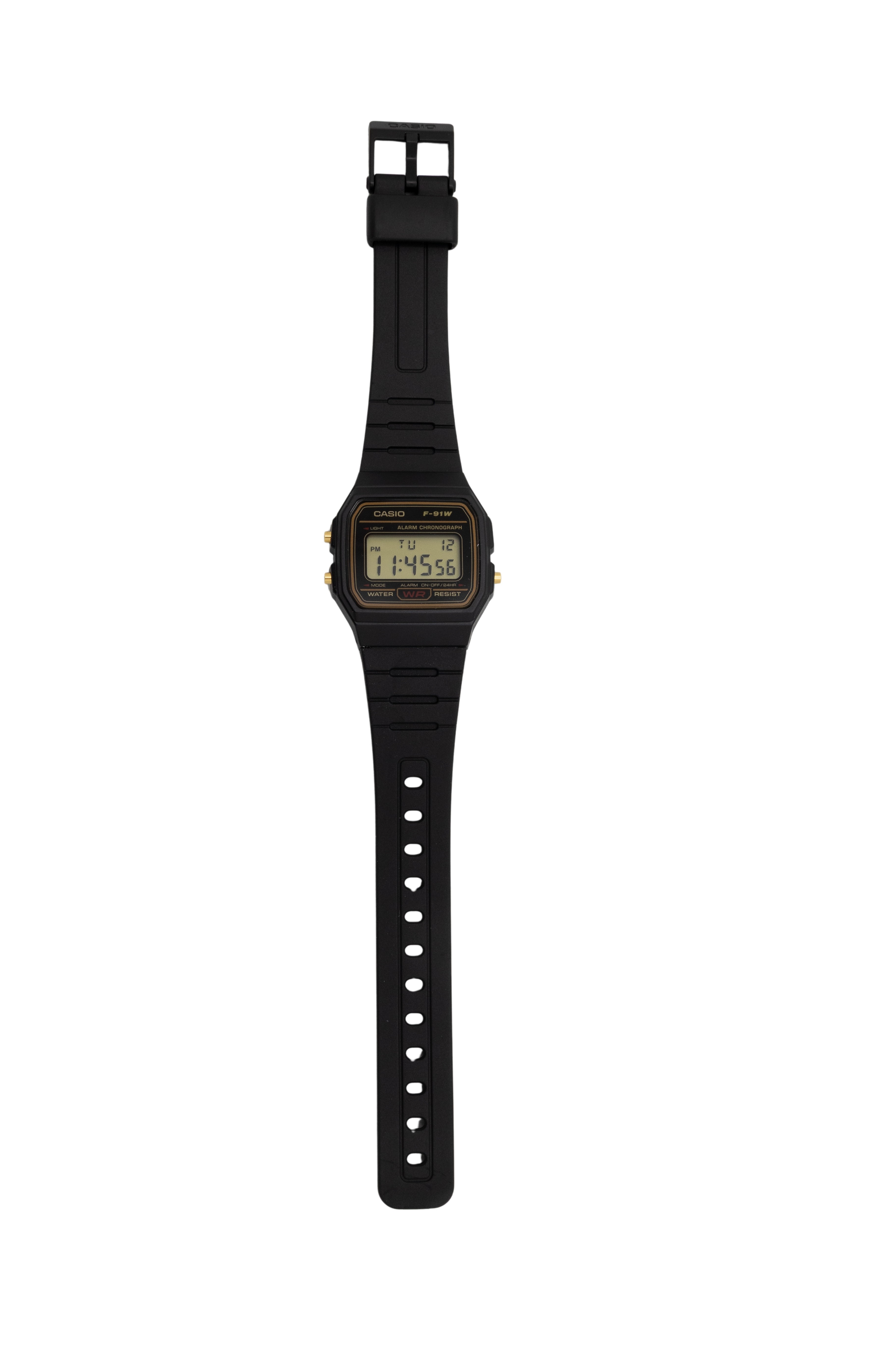 CASIO F91WG-9Q Collection Unisex digital armbåndsur, svart