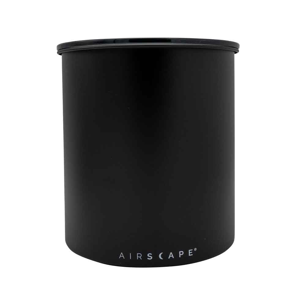 Airscape galvanisert smaksbeholder, stor, matt svart