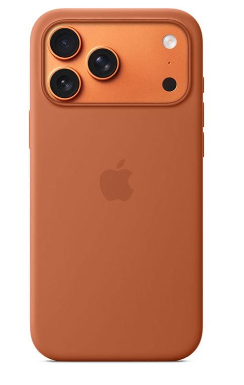 Apple iPhone 17 Pro Max silikonveske med MagSafe (terrakotta)