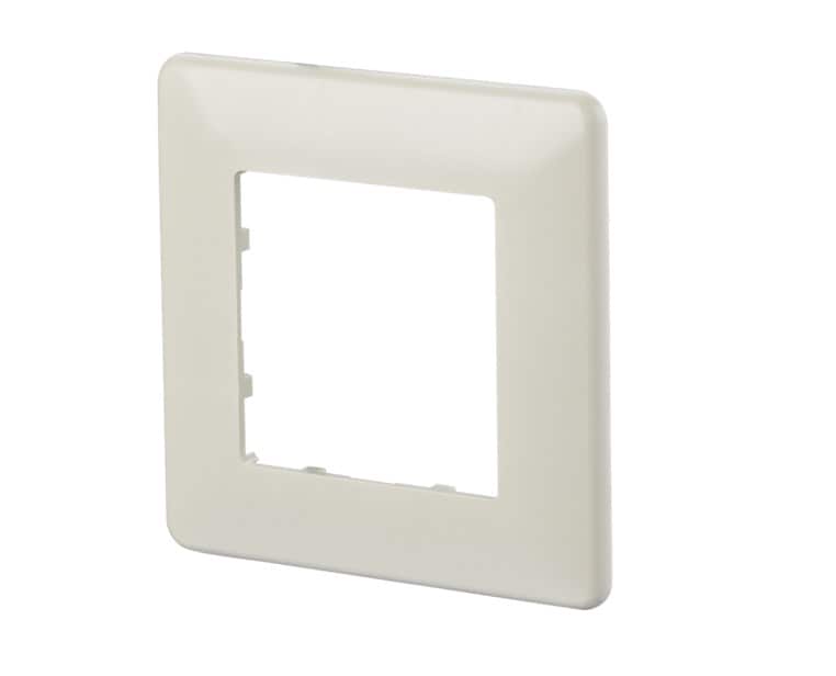 METZ CONNECT dekkplate 80 x 80 mm, ren hvit, modul