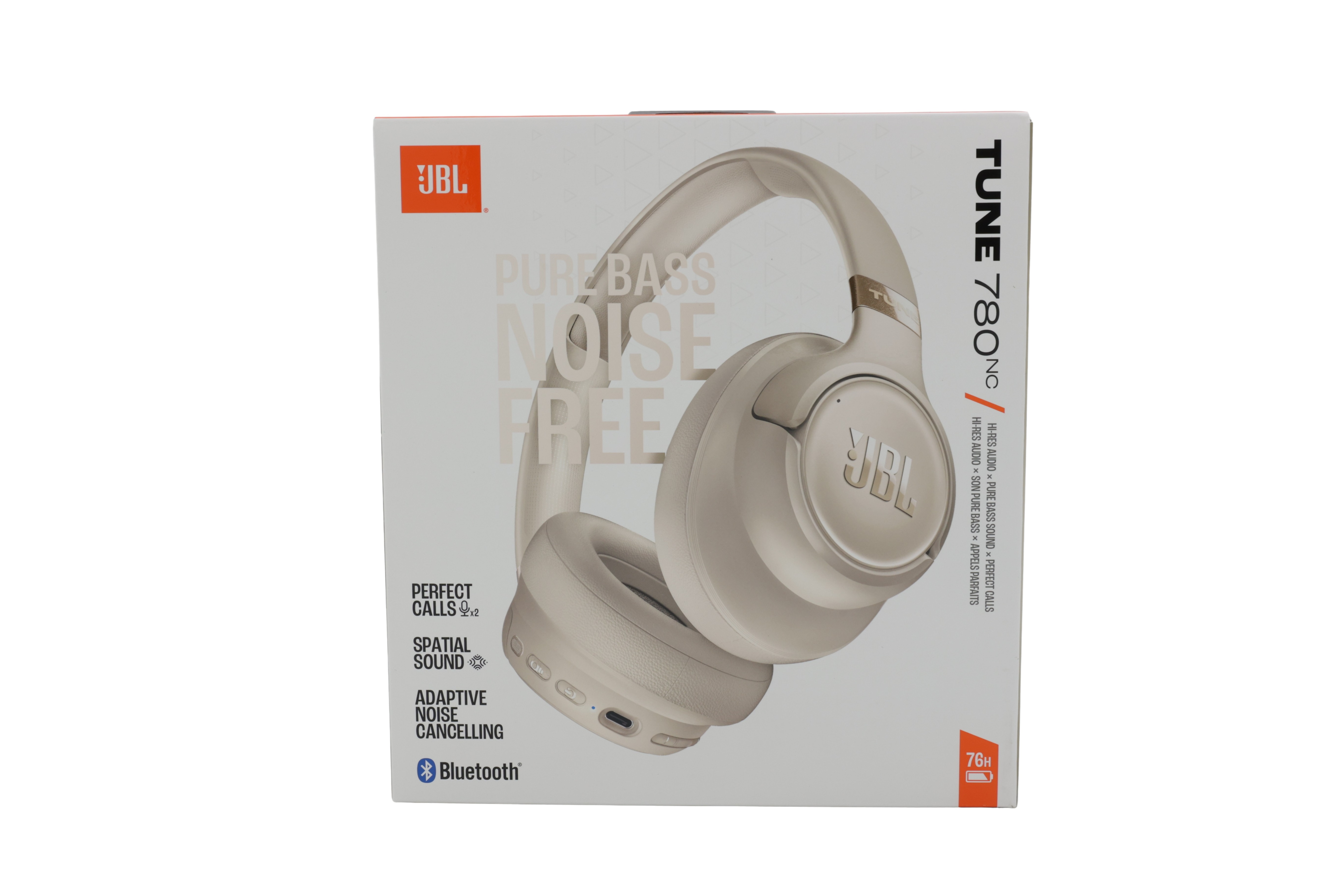 JBL JBLT780NCBEG Tune 780 hodetelefoner, mokka
