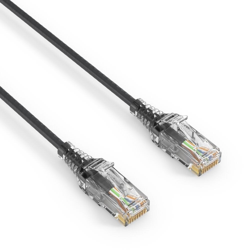 PureLink CAT 6 patchkabel SLIM UTP LSOH svart 0,25 m