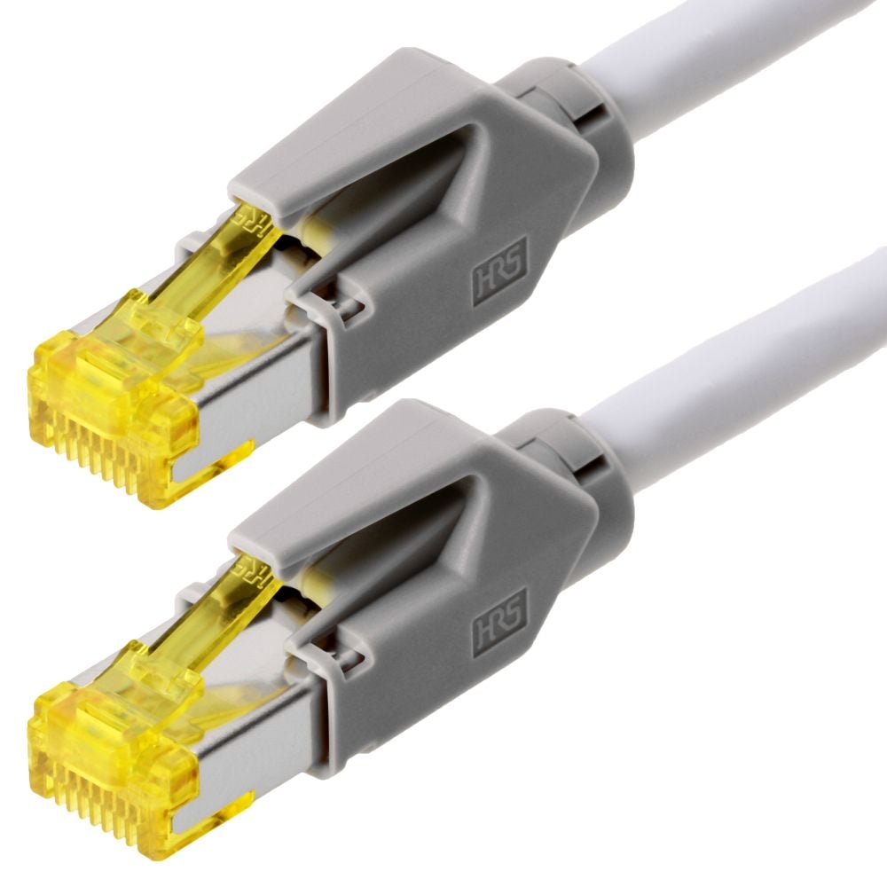 Draka patchkabel S/FTP Cat 6a HQ TM31 (ISO/IEC) grå 0,3 m