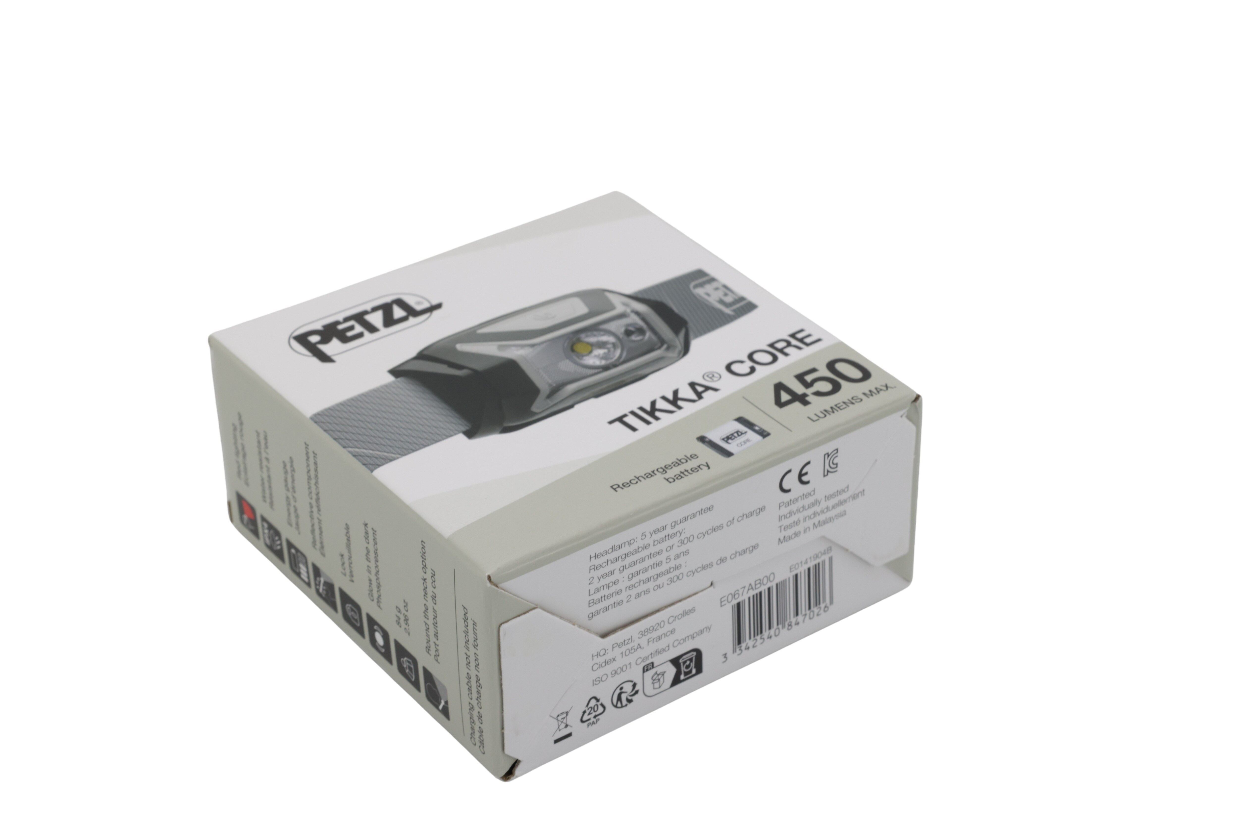 Petzl E067AB00 Tikka Core-lampe svart