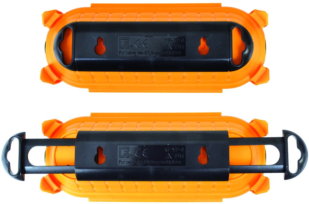 Brennenstuhl Safe-Box BIG IP 44, kabeltilkoblingsbeskyttelse, gul