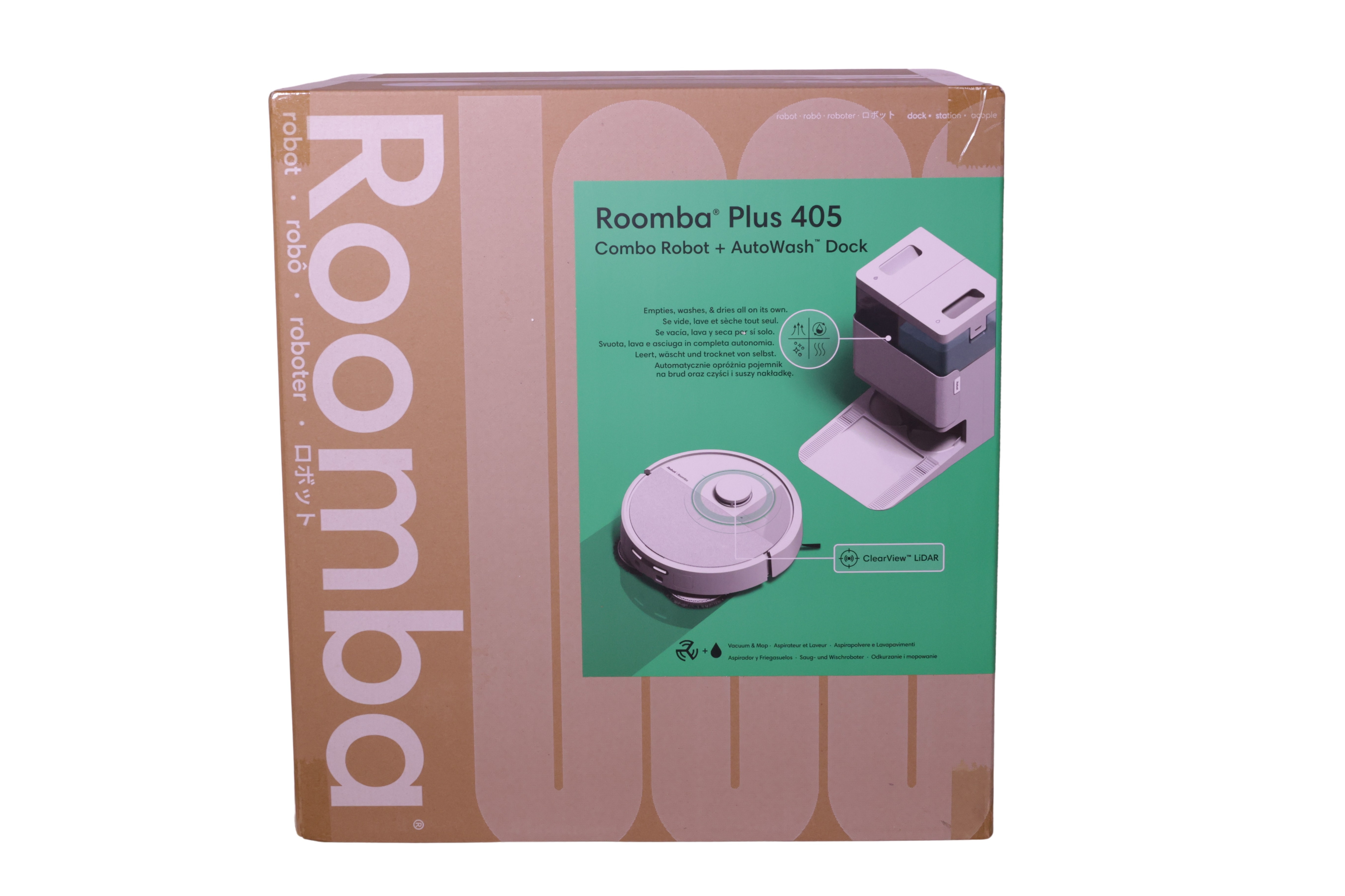 iRobot Roomba Plus 405 Combo, hvit