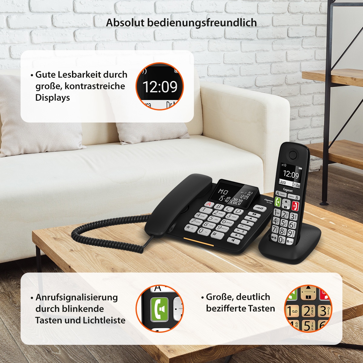 Gigaset DL780 Plus svart