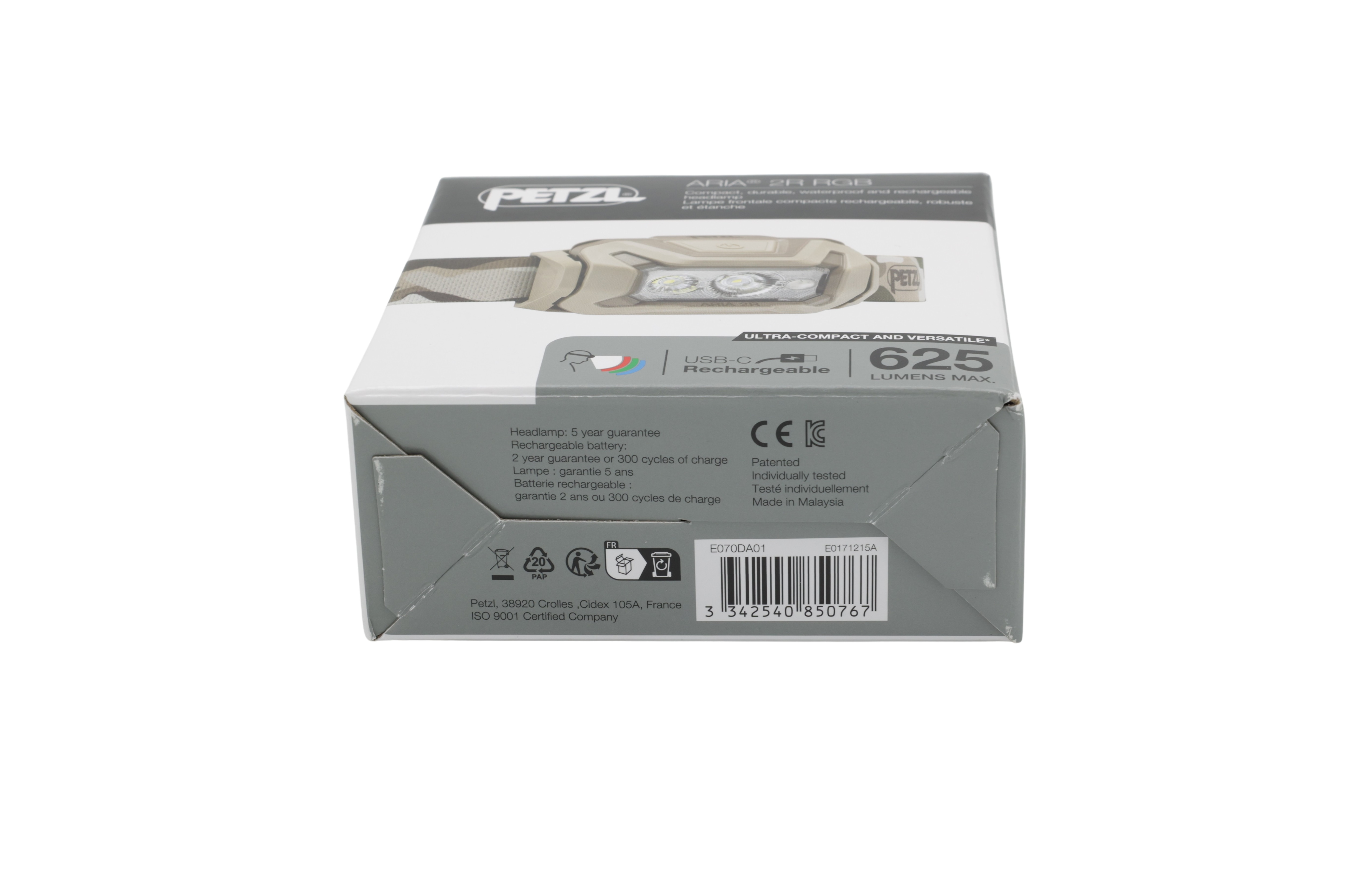 Petzl E070DA01 Hodelykt ARIA 2R RGB camo
