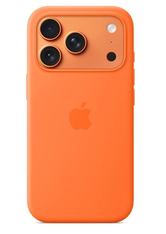 Apple iPhone 17 Pro silikonveske med MagSafe (oransje)