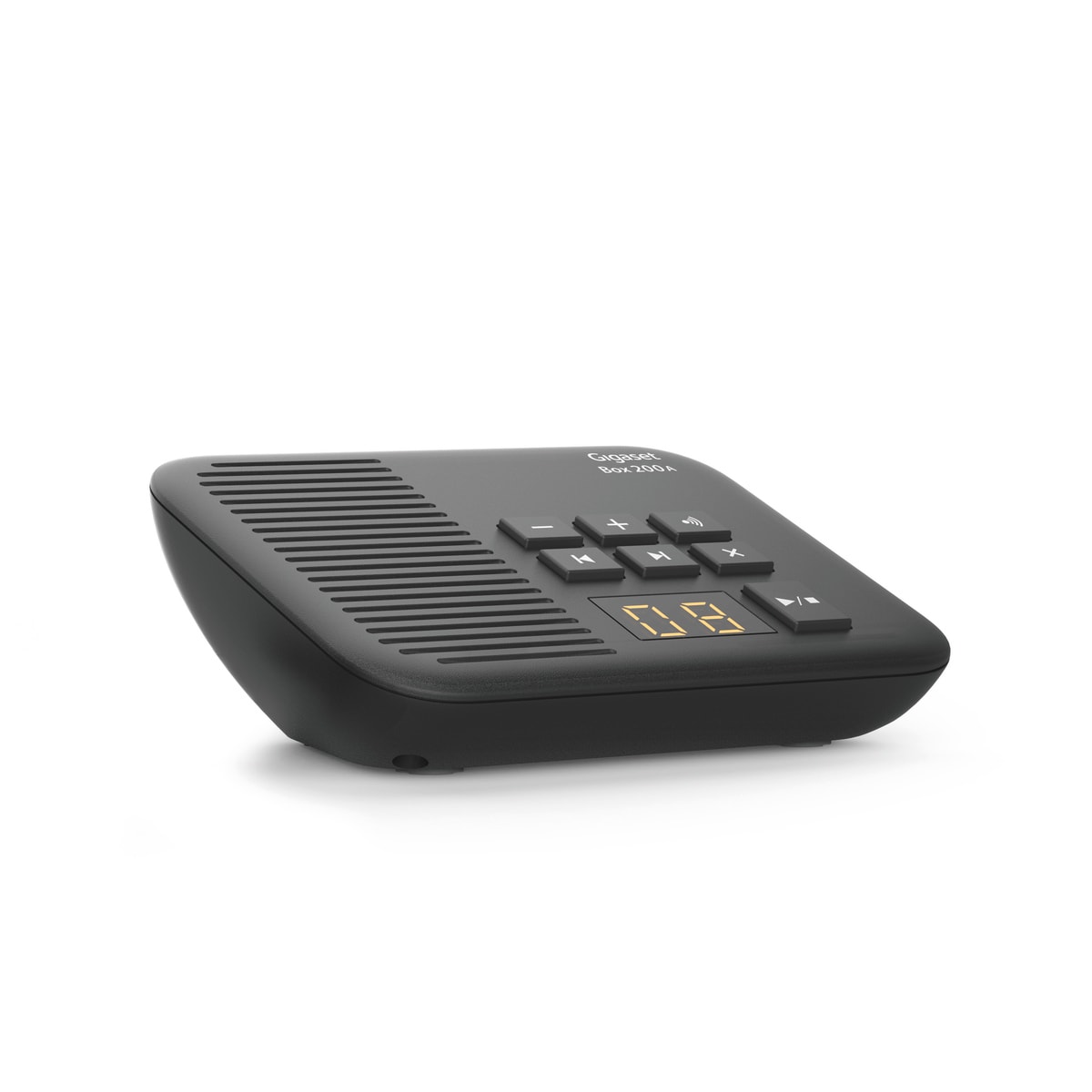 Gigaset Box 200A - analog DECT-base med telefonsvarer - svart