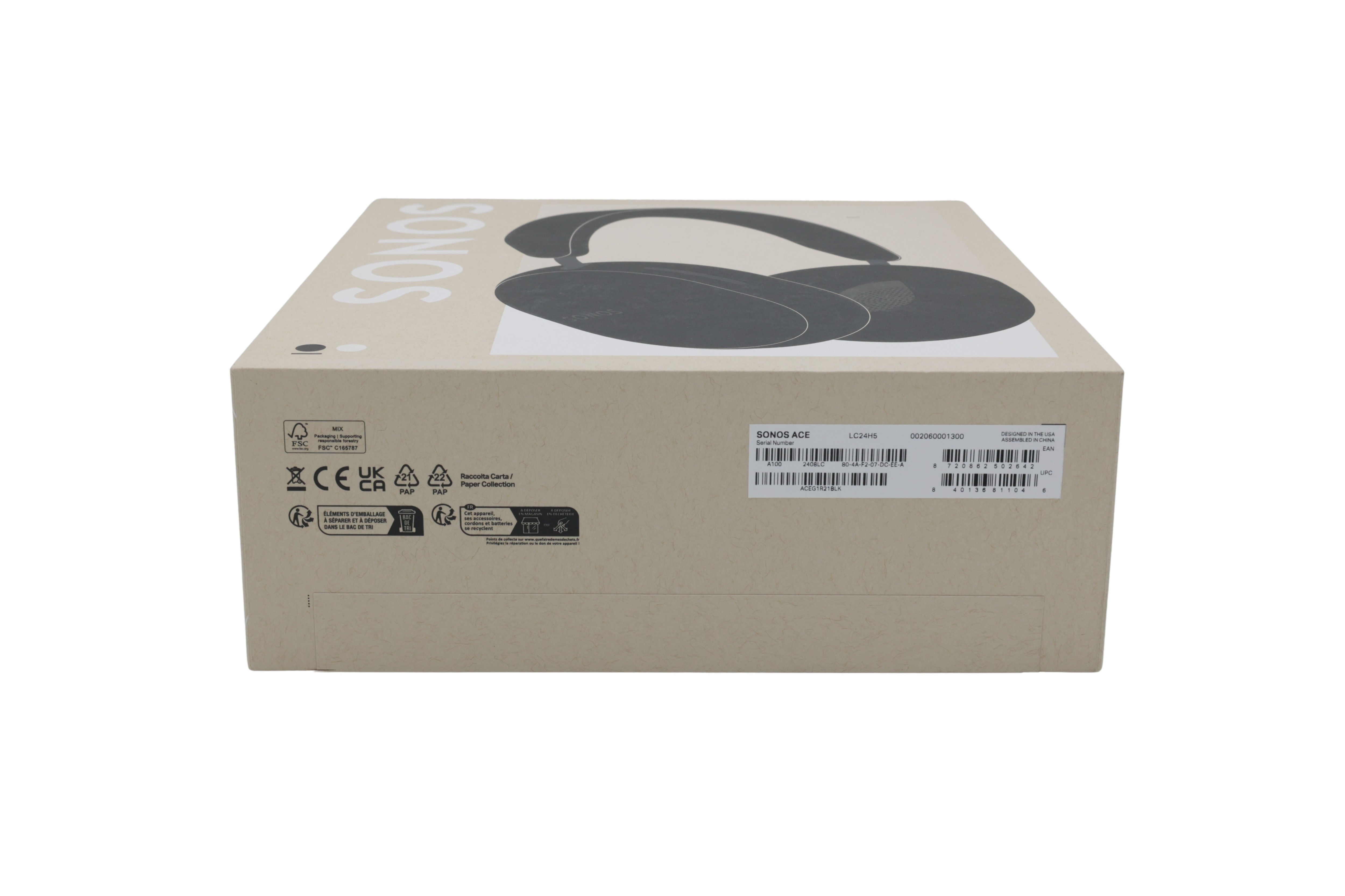 Sonos Ace-hodetelefoner svart