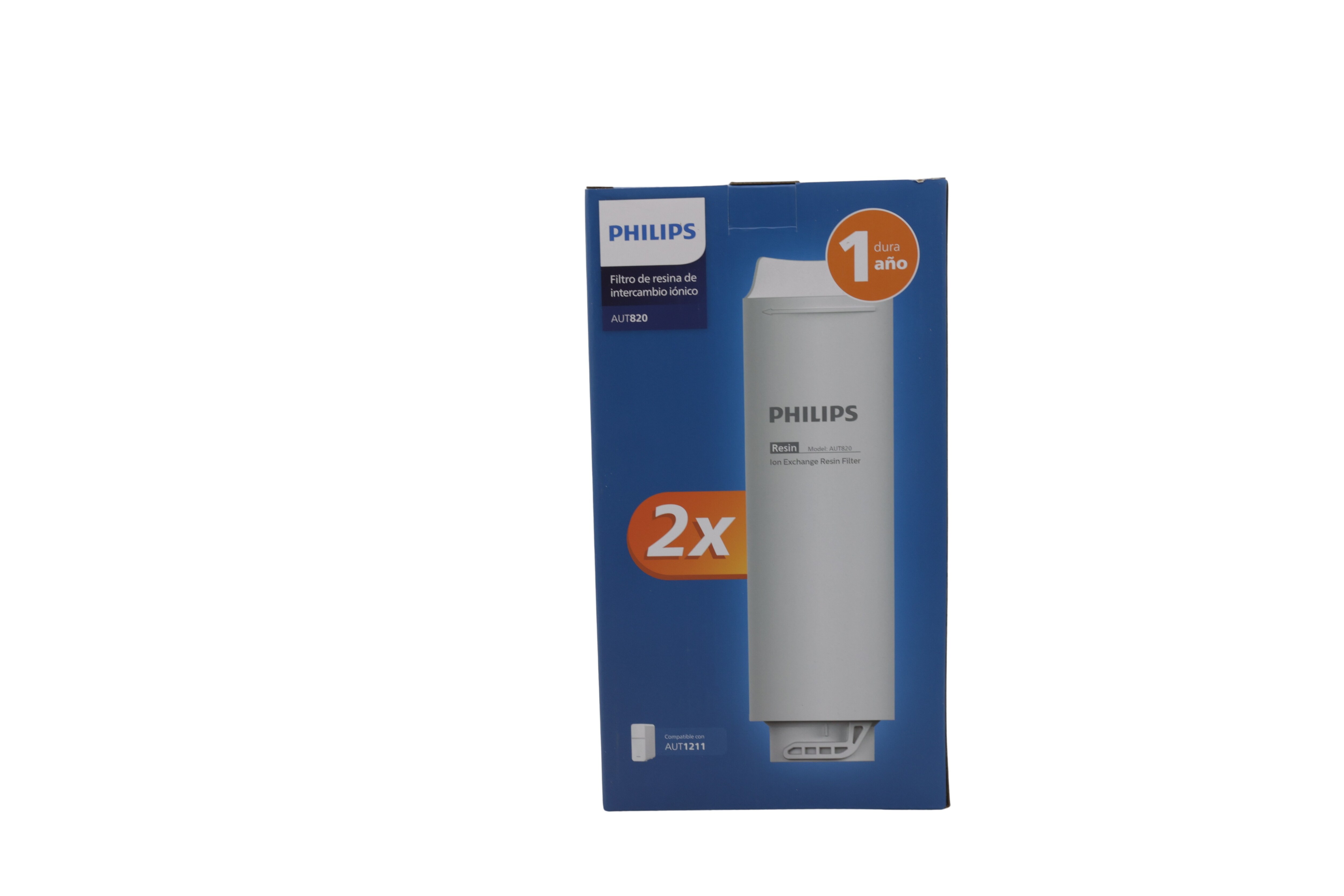 Philips AUT820/10 Erstatningsharpiksfilter, 2-pakning for AUT1211