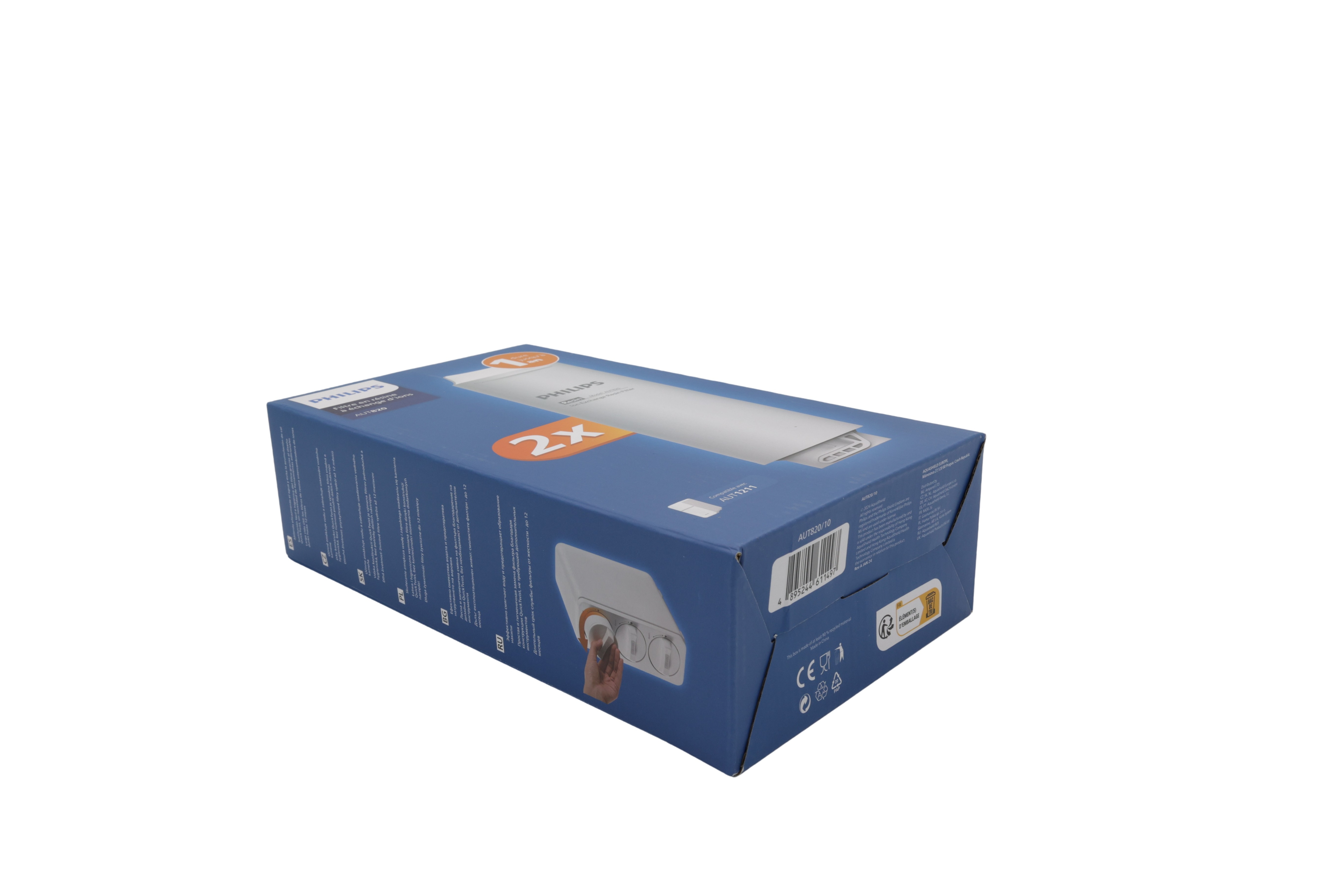 Philips AUT820/10 Erstatningsharpiksfilter, 2-pakning for AUT1211