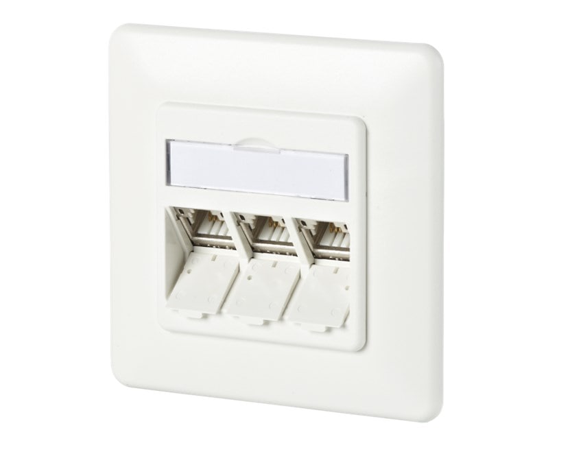 METZ CONNECT C6Amodul 3 Port 180M UP ren hvit