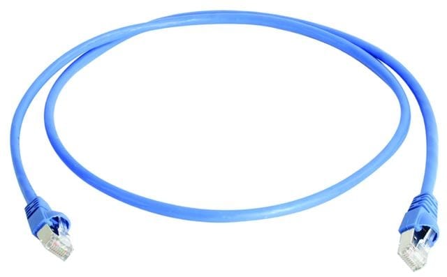 Telegärtner patchkabel SFTP CAT 6A blå 0,5m