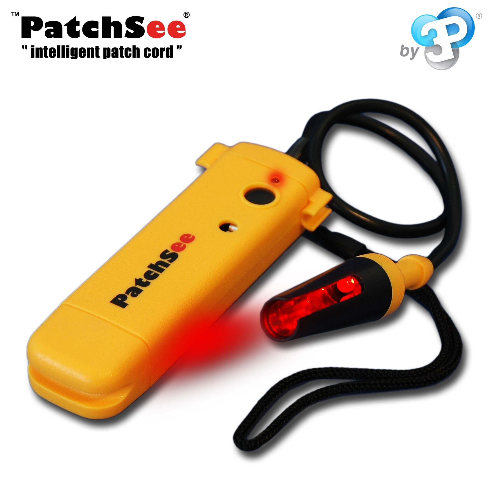 Patchsee-belysningsverktøy PRO-Patchlight, glødende rødt