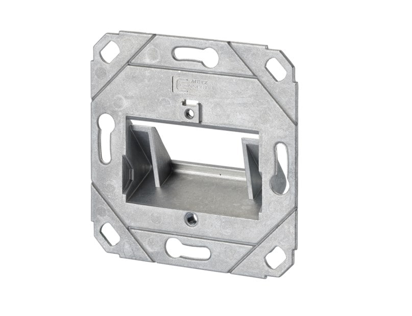 METZ CONNECT Keystone koblingsboks UP0 2 port uutstyrt