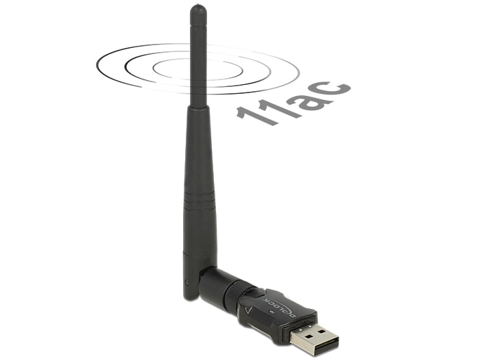 Delock WLAN USB 2.0 Stick Dualband 2,4/5 GHz WLAN_AC 433