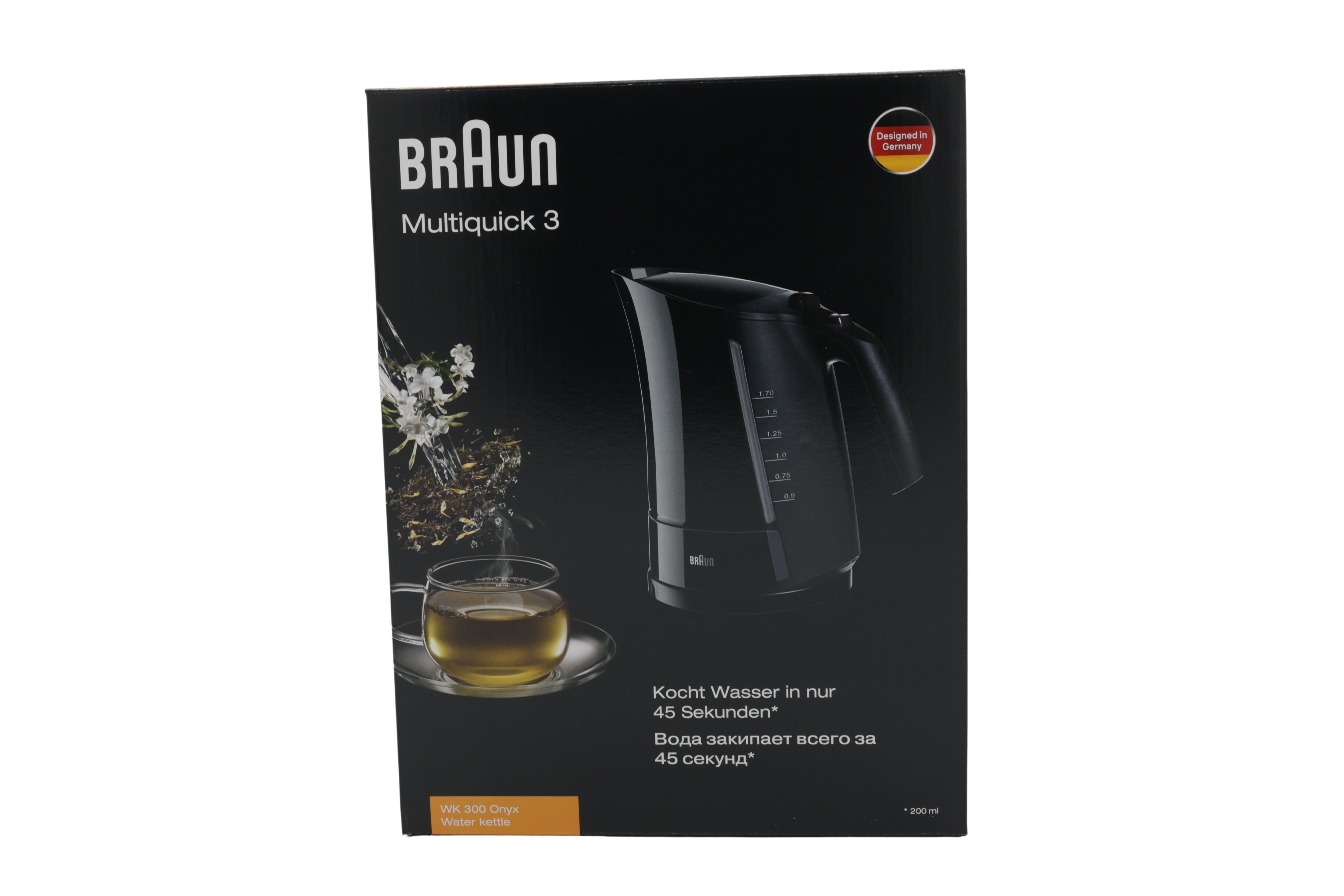 Braun WK300 AquaExpress vannkoker svart