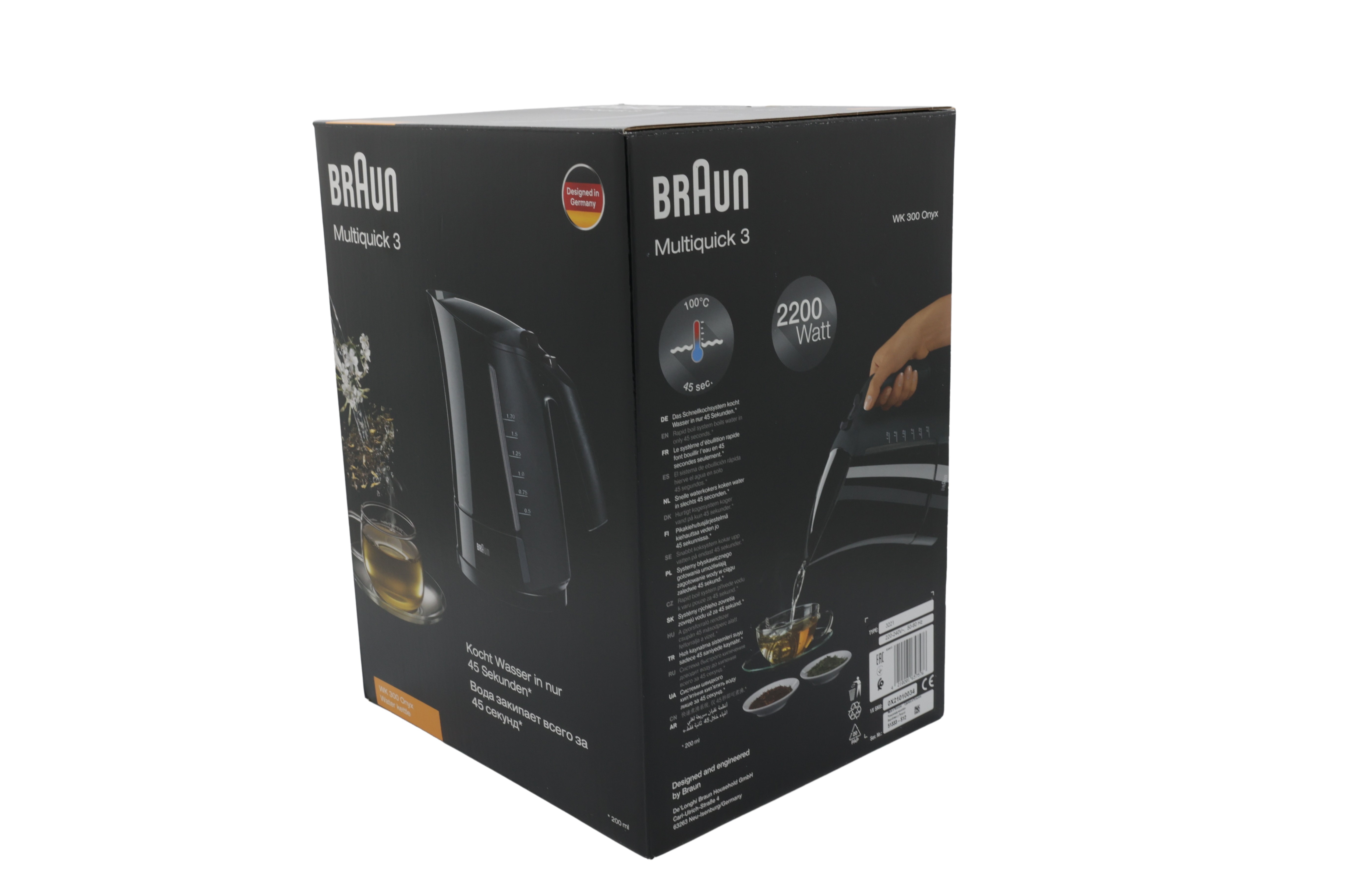 Braun WK300 AquaExpress vannkoker svart