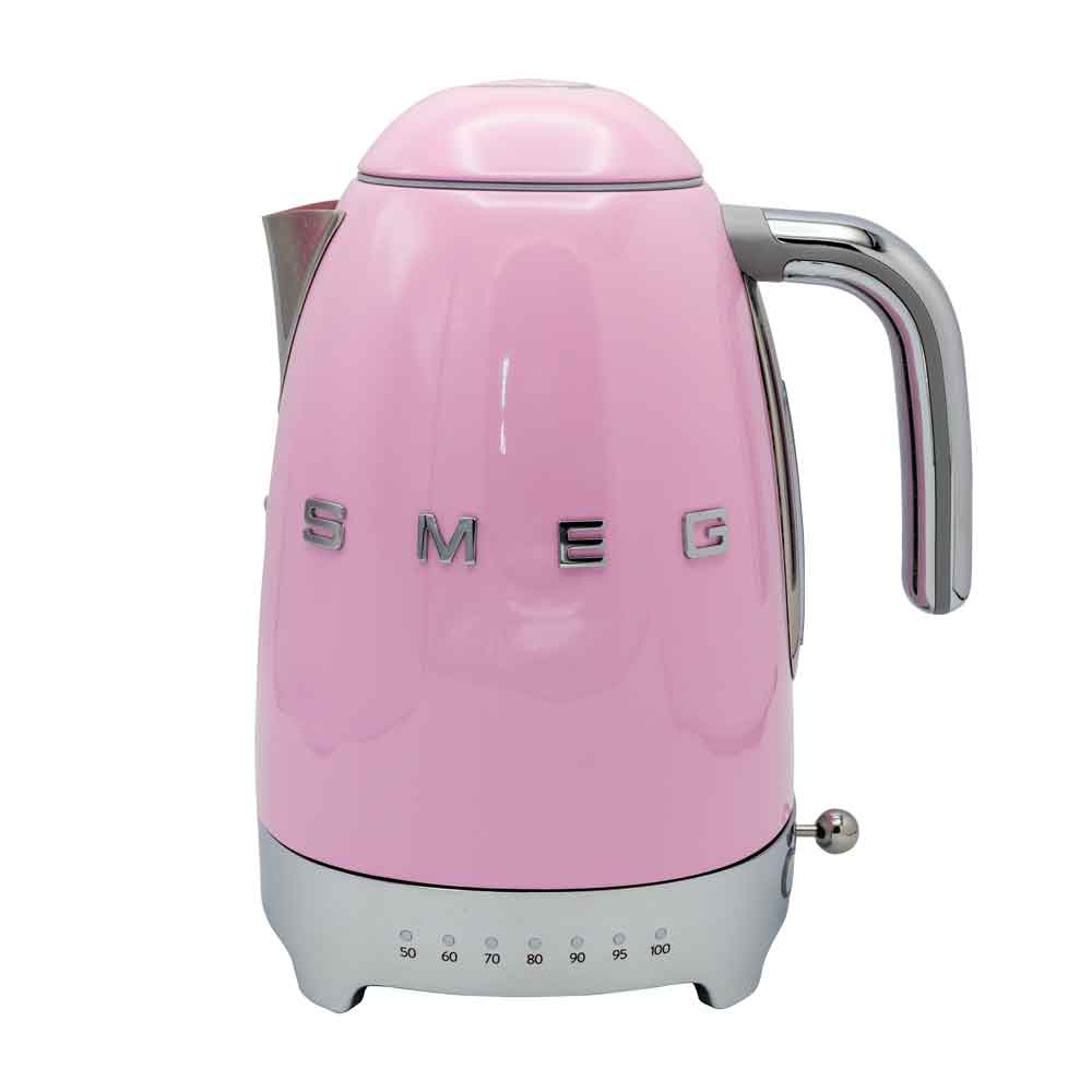 Smeg KLF04PKEU Vannkoker cadillac rosa, var. temp.