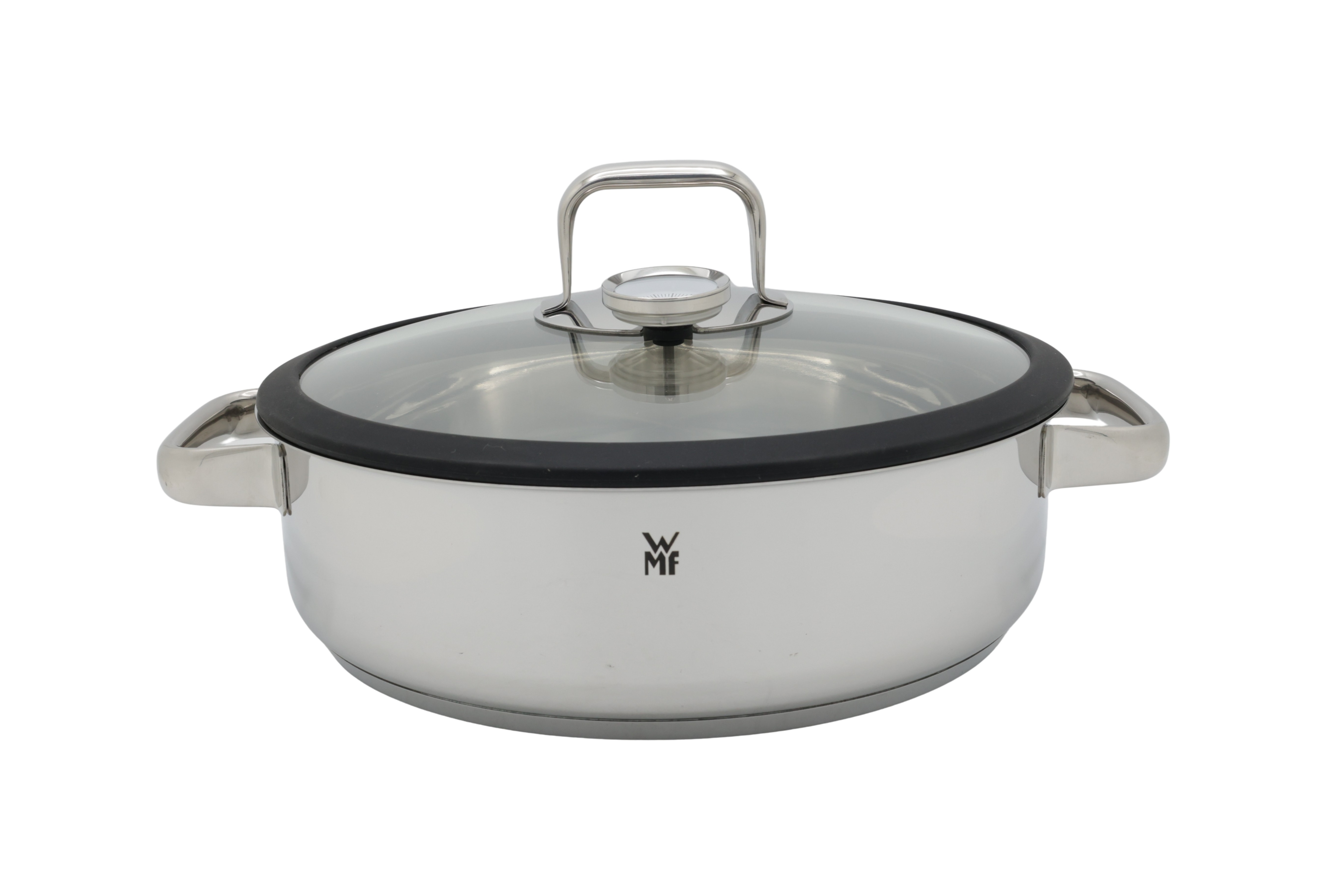 WMF 1743016040 Vitalis dampkoker rund Ø 28 cm ca. 5l med glasslokk