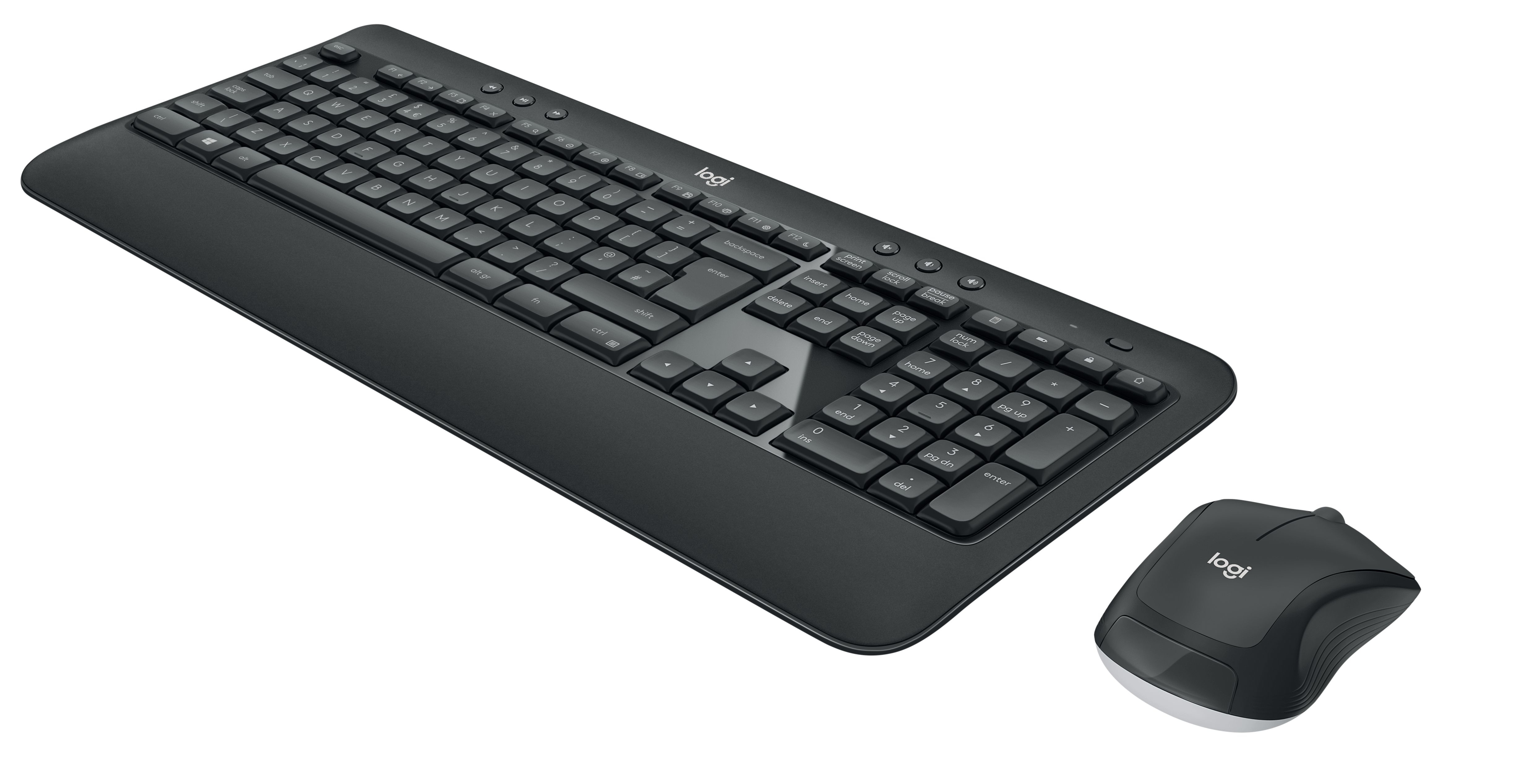 Logitech MK540 Advanced Set - Tastatur og mus - Trådløst DA - svart