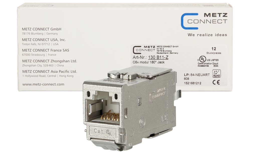 METZ CONNECT C6A-modul 180 Jack (12 stk.)