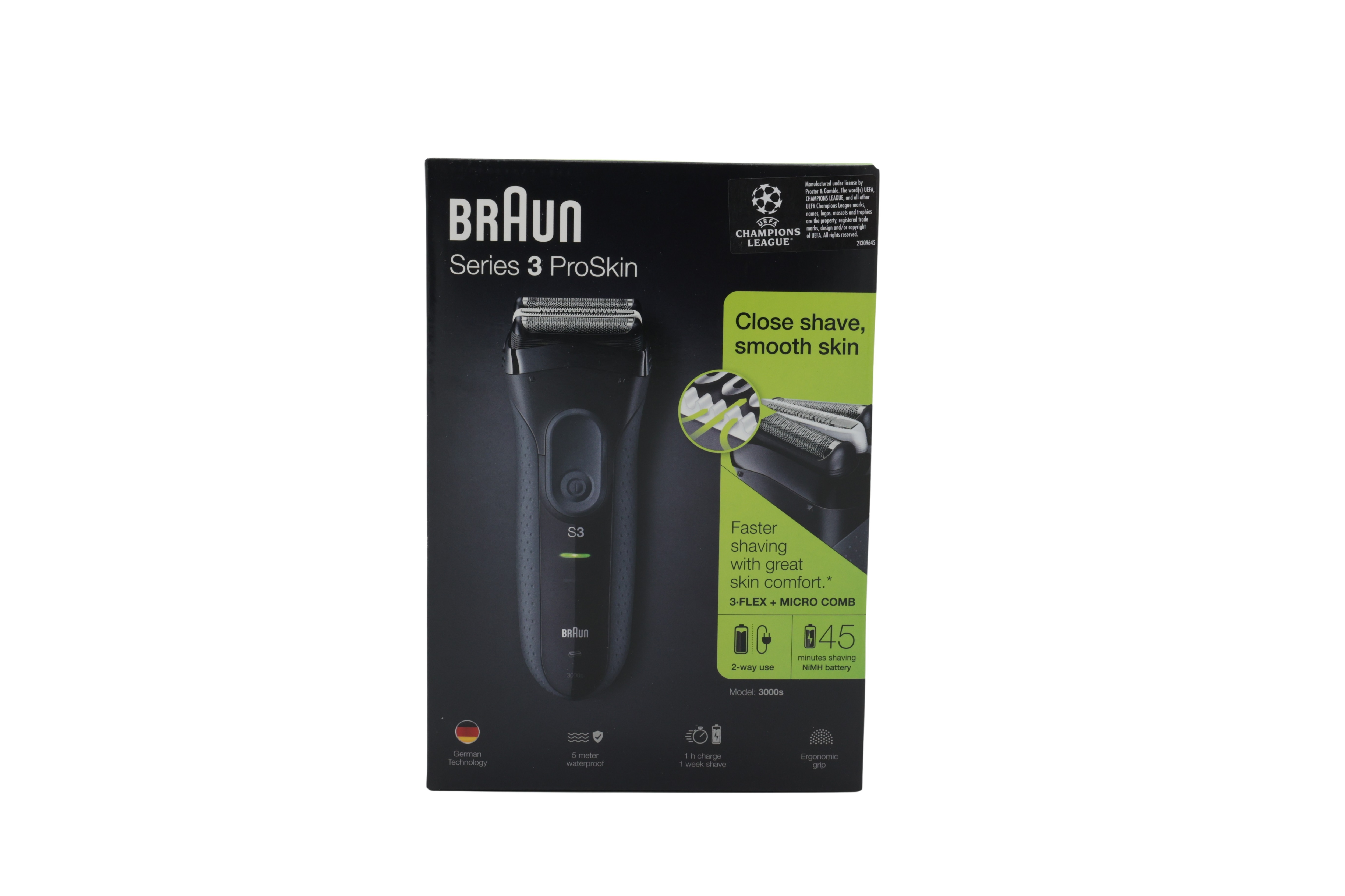 Braun Series 3 elektrisk barbermaskin Pro Skin 3000S